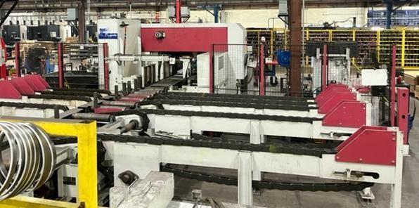 USED BEHRINGER 17.3" X 17.3" DUAL POST FULLY AUTOMATIC HI-PERFORMANCE PRODUCTION CUTTING BANDSAWING SYSTEM MODEL HBM 440A, Stock# 11076, Year: 2019