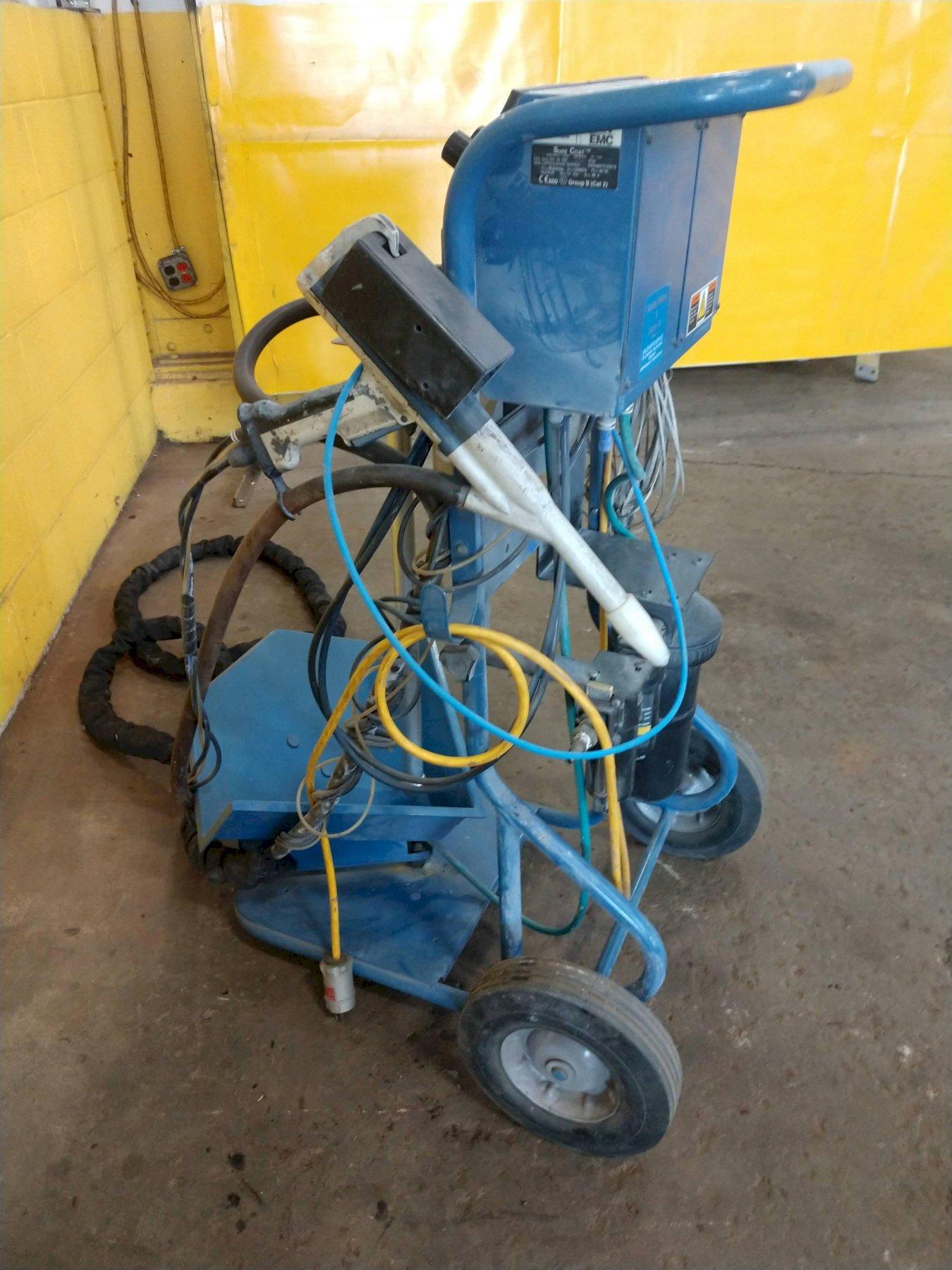 NORDSON SURE COAT POWDER COAT GUN WITH CONTROL STOCK 13804