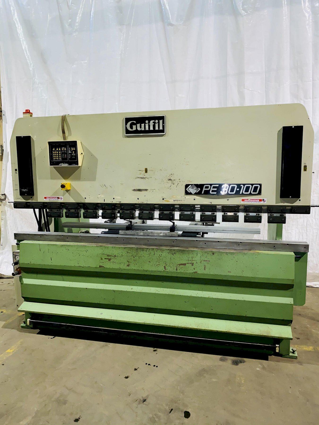 110 TON X 10′ GUIFIL PE30100 UPACTING HYDRAULIC PRESS BRAKE. STOCK