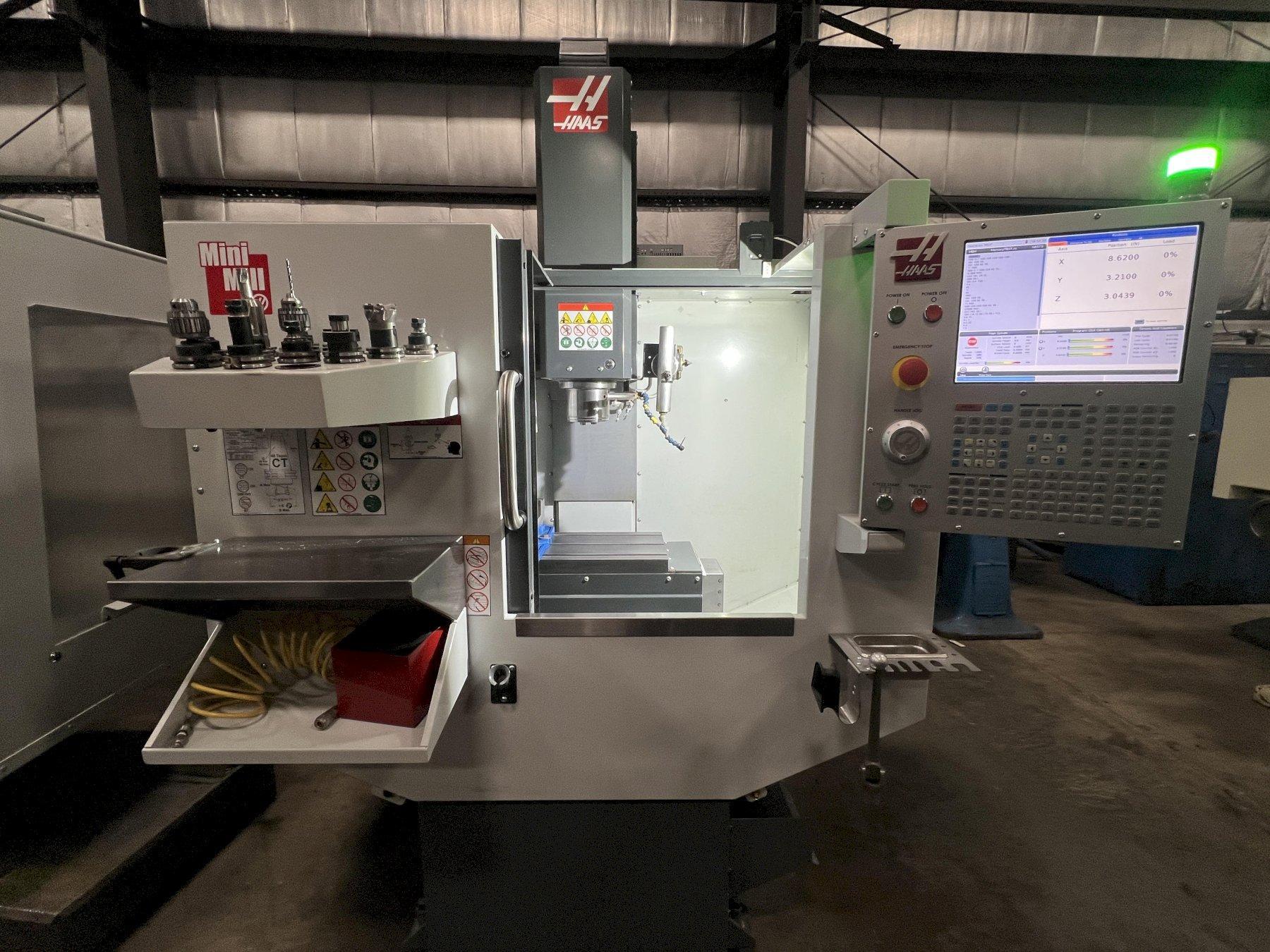 HAAS MINI MILL, RIGID TAP, HIGH SPEED MACH., VISUAL PART PROGRAMMING, 2020