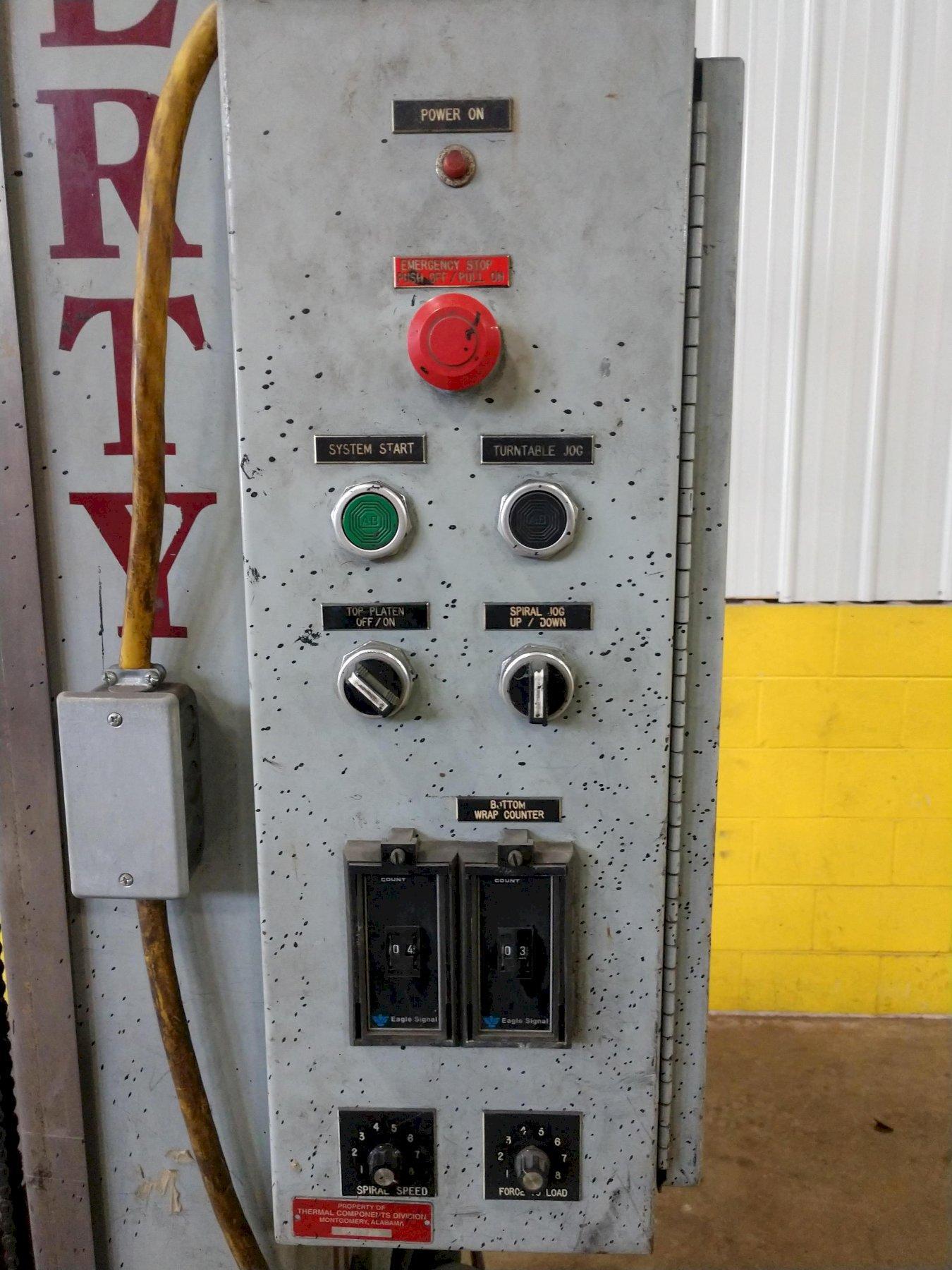 LIBERTY INDUSTRIES SERIES 500 ROTARY TABLE STRECH WRAPPER STOCK 14694