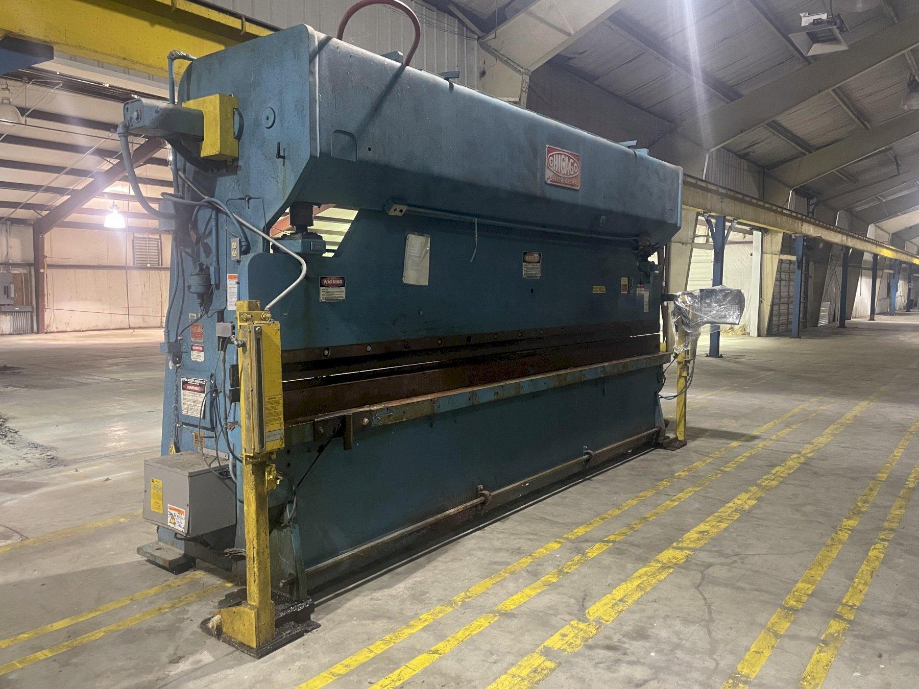 90 TON X 16' CHICAGO DREIS & KRUMP MODEL #1416-L MECHANICAL PRESS BRAKE: STOCK #15942