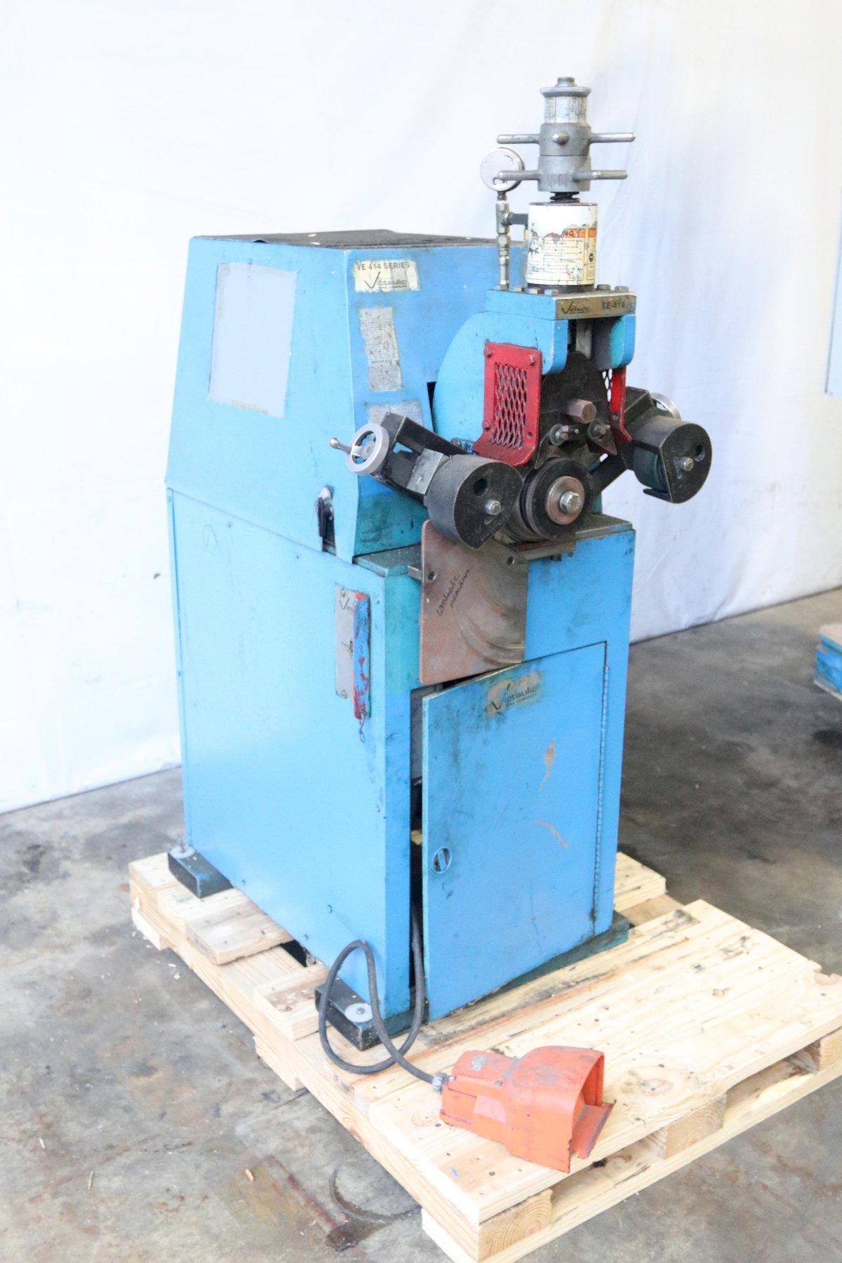 2″ 16″ VICTAULIC VE414 ELECTRIC PIPE ROLL GROOVER MACHINE STOCK 11799