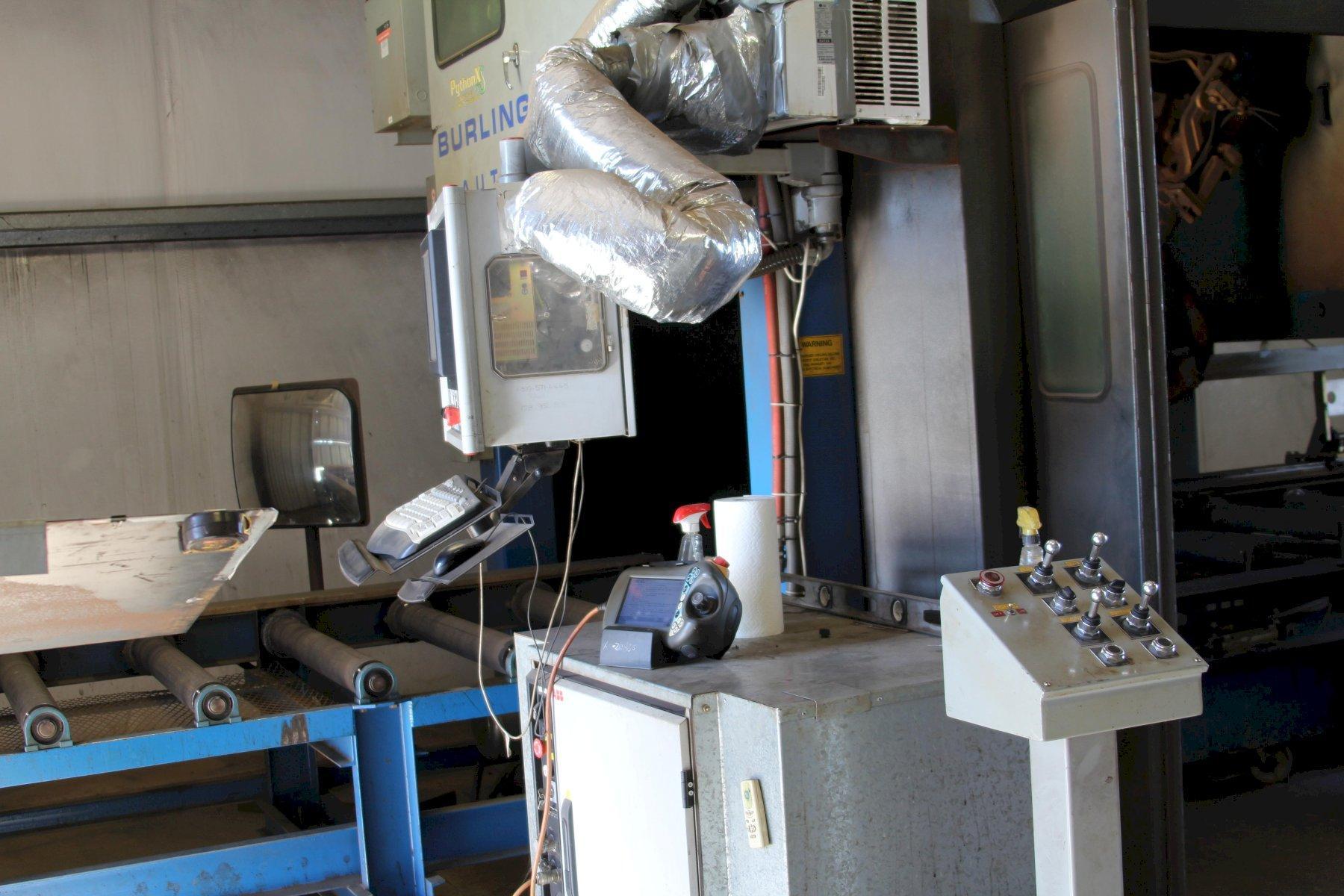 2010 BURLINGTON AUTOMATION PYTHON MODEL XS PLASMA CNC STRUCTURAL ...