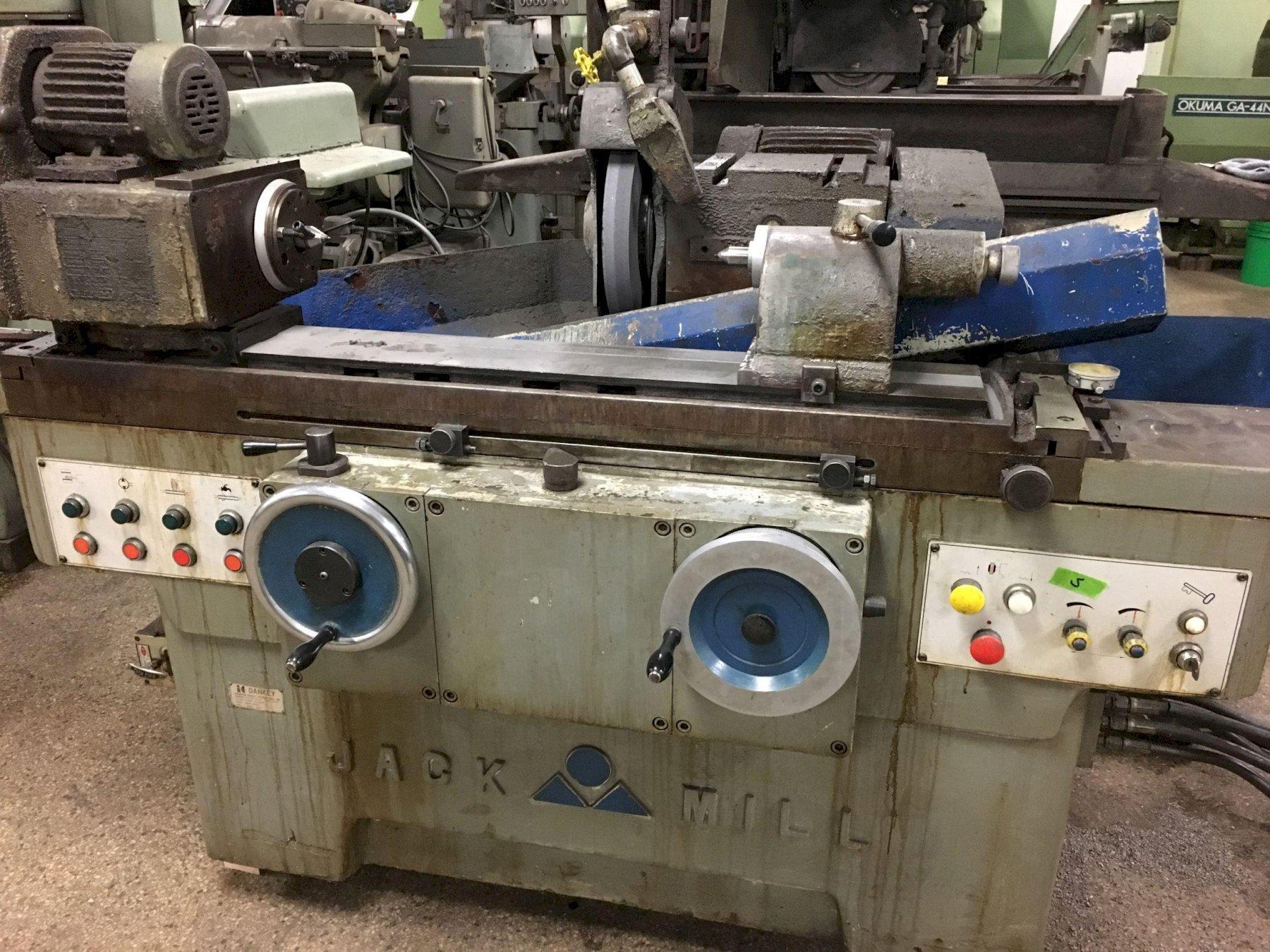 Jack Mill Hydraulic Cylindrical OD Grinder, with Internal Attachment AMC