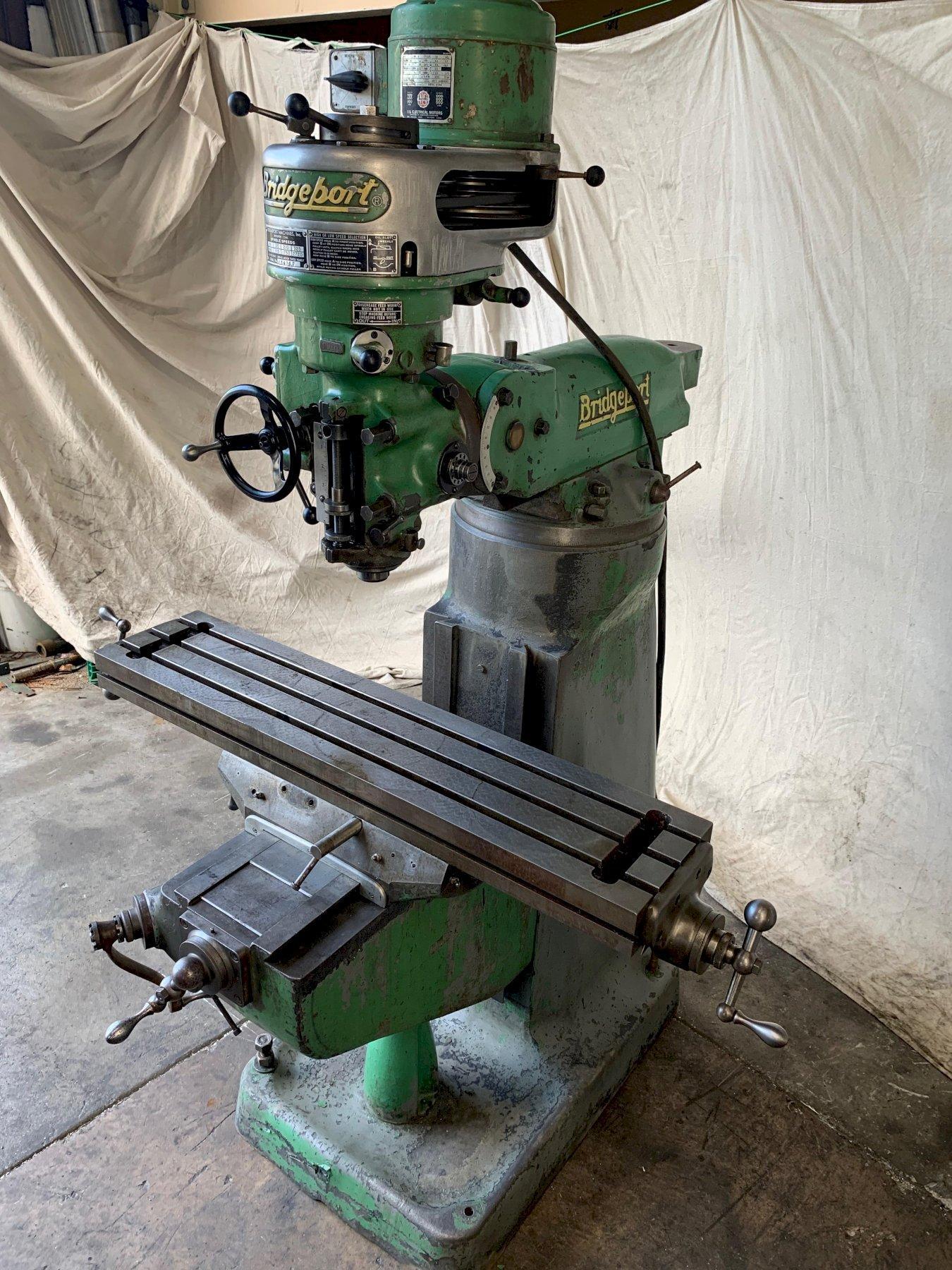 Bridgeport J Head Milling Machine FH Machinery Inc.