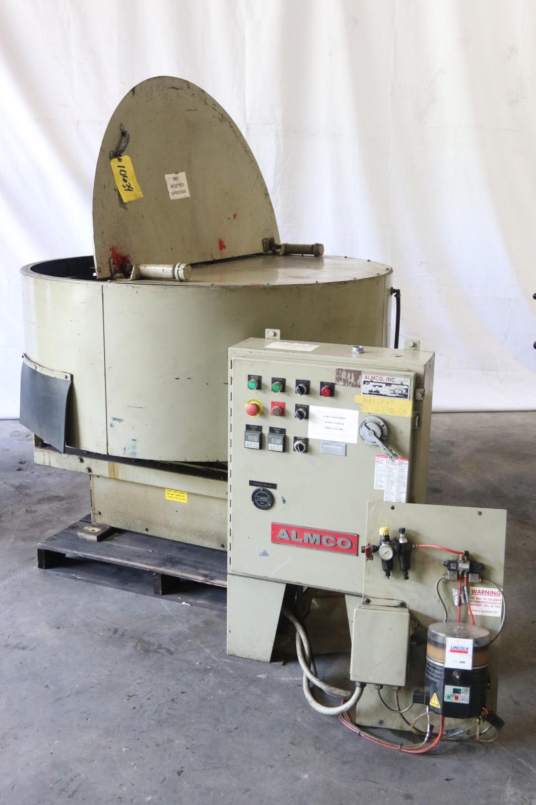 4.2 CU FT ALMCO MODEL #OR-5VLR ROTARY VIBRATORY FINISHER: STOCK 10639