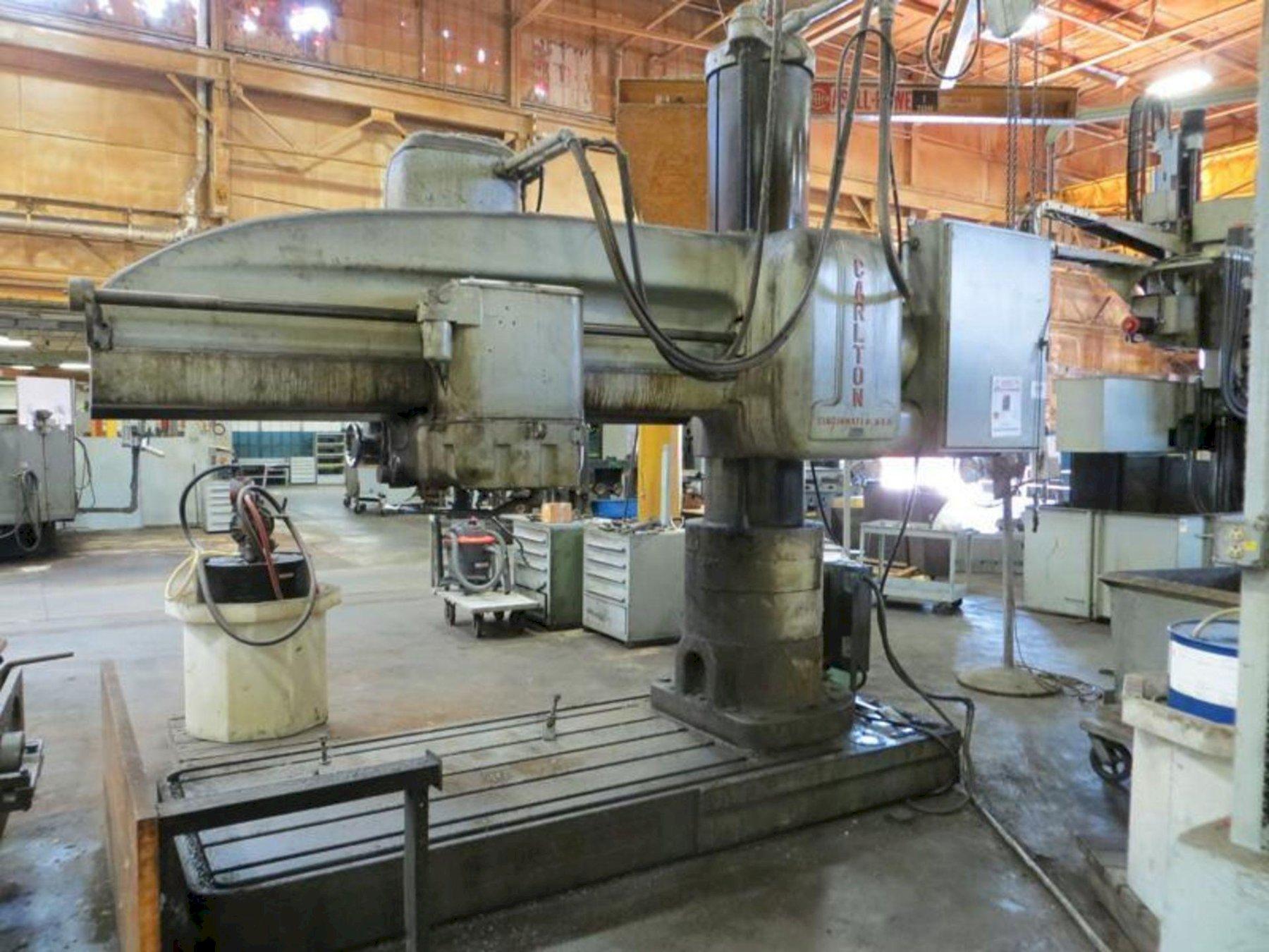 7′ X 19″ CARLTON MODEL 4A RADIAL ARM DRILL STOCK 22068