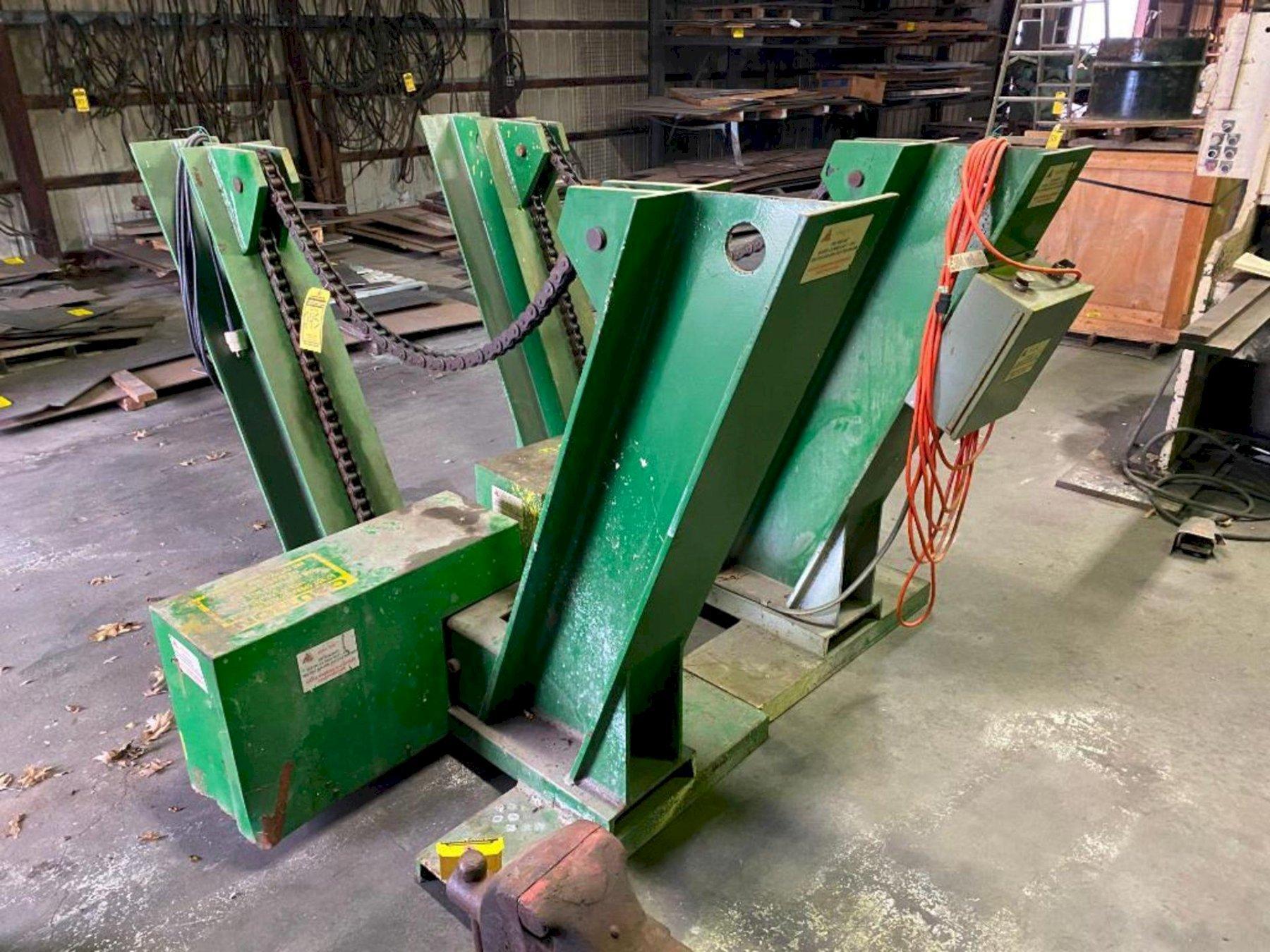 REA CHAIN DRIVEN POWERED BEAM ROTATOR / FLIPPER MACHINES STOCK 18979