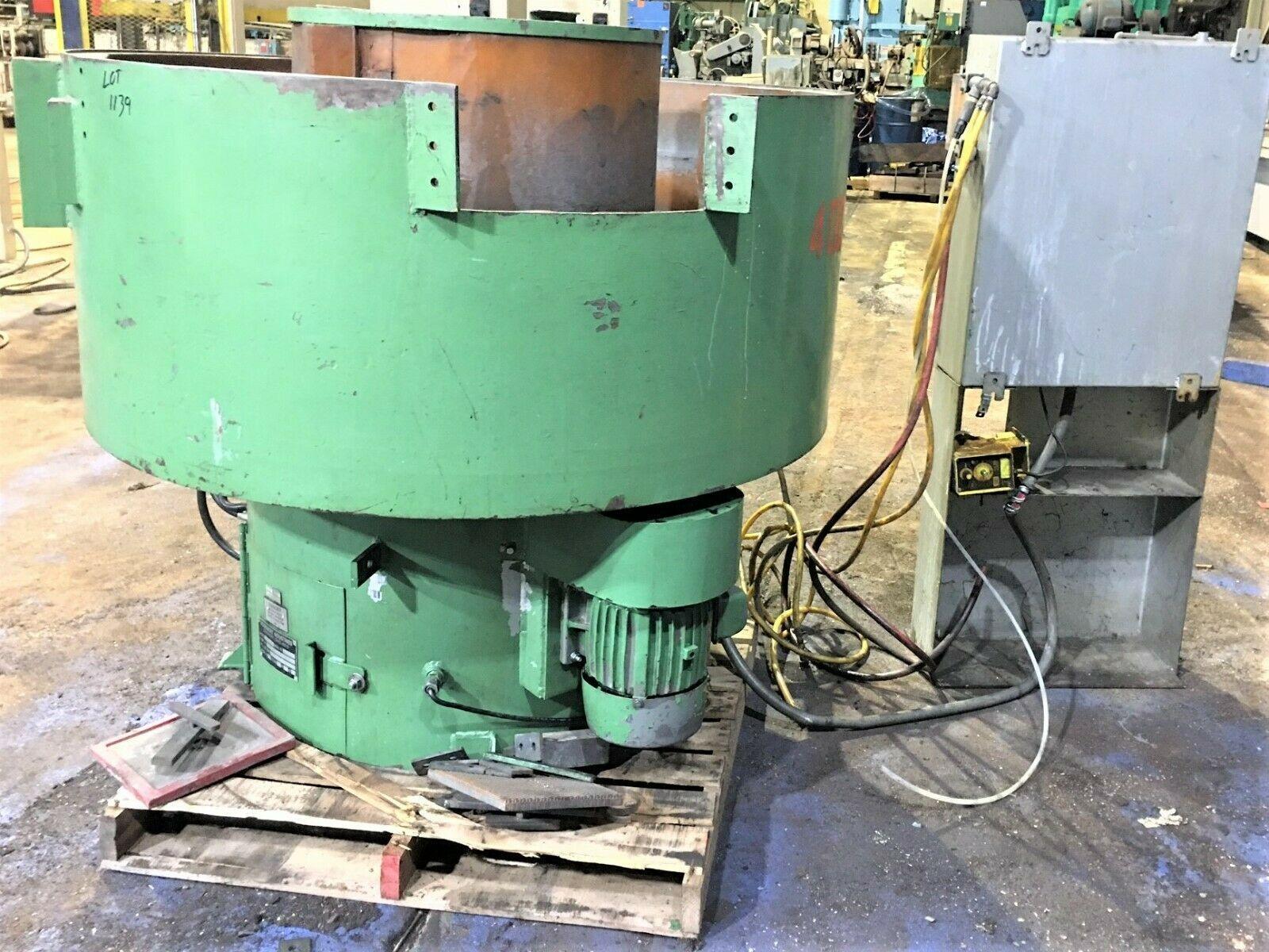 12 CUBIC FEET ROSEMONT MODEL RF1412 BOWL TYPE VIBRATORY FINISHING MILL