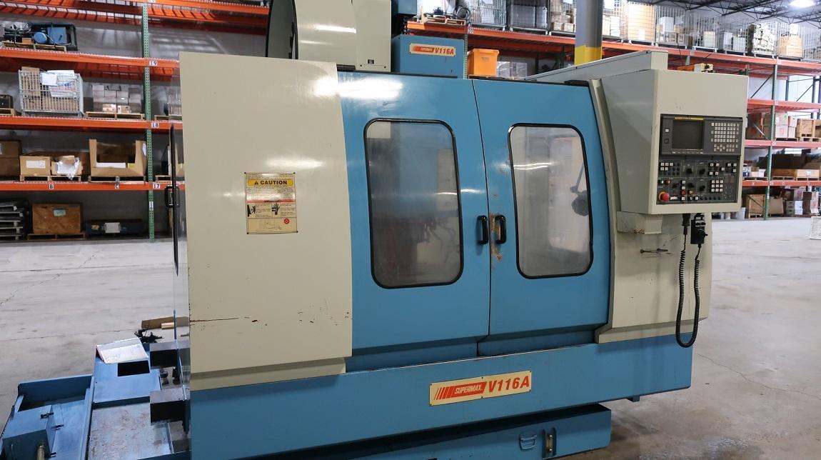YCM MV106A CNC Vertical Machining Center, Fanuc 18Mi, 8K RPM, 43’x23