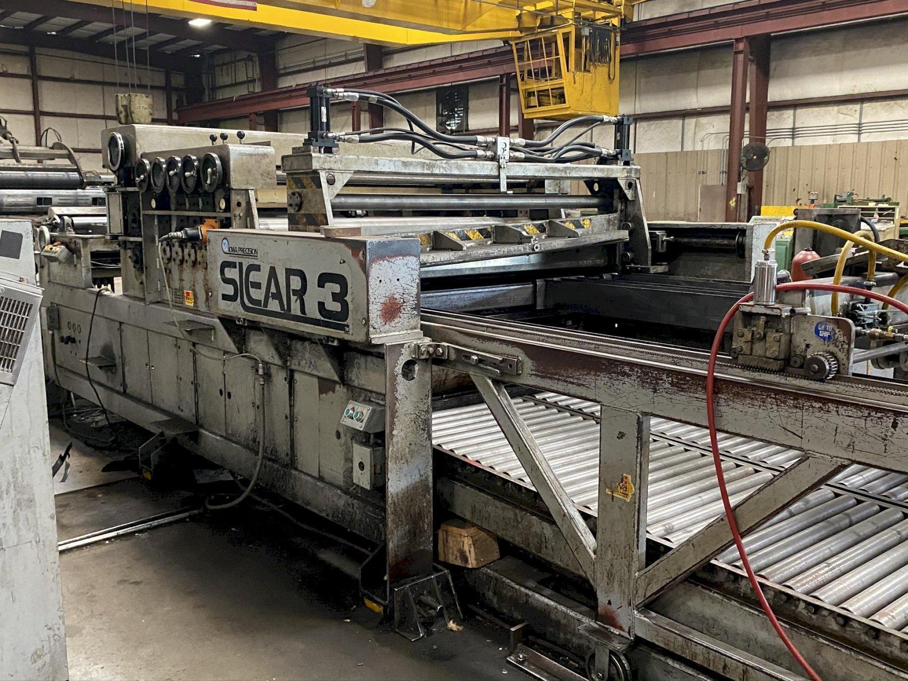 72″ X .075 X 50,000 LB IOWA PRECISION SLEAR #3 SLITTING CUT TO LENGTH ...