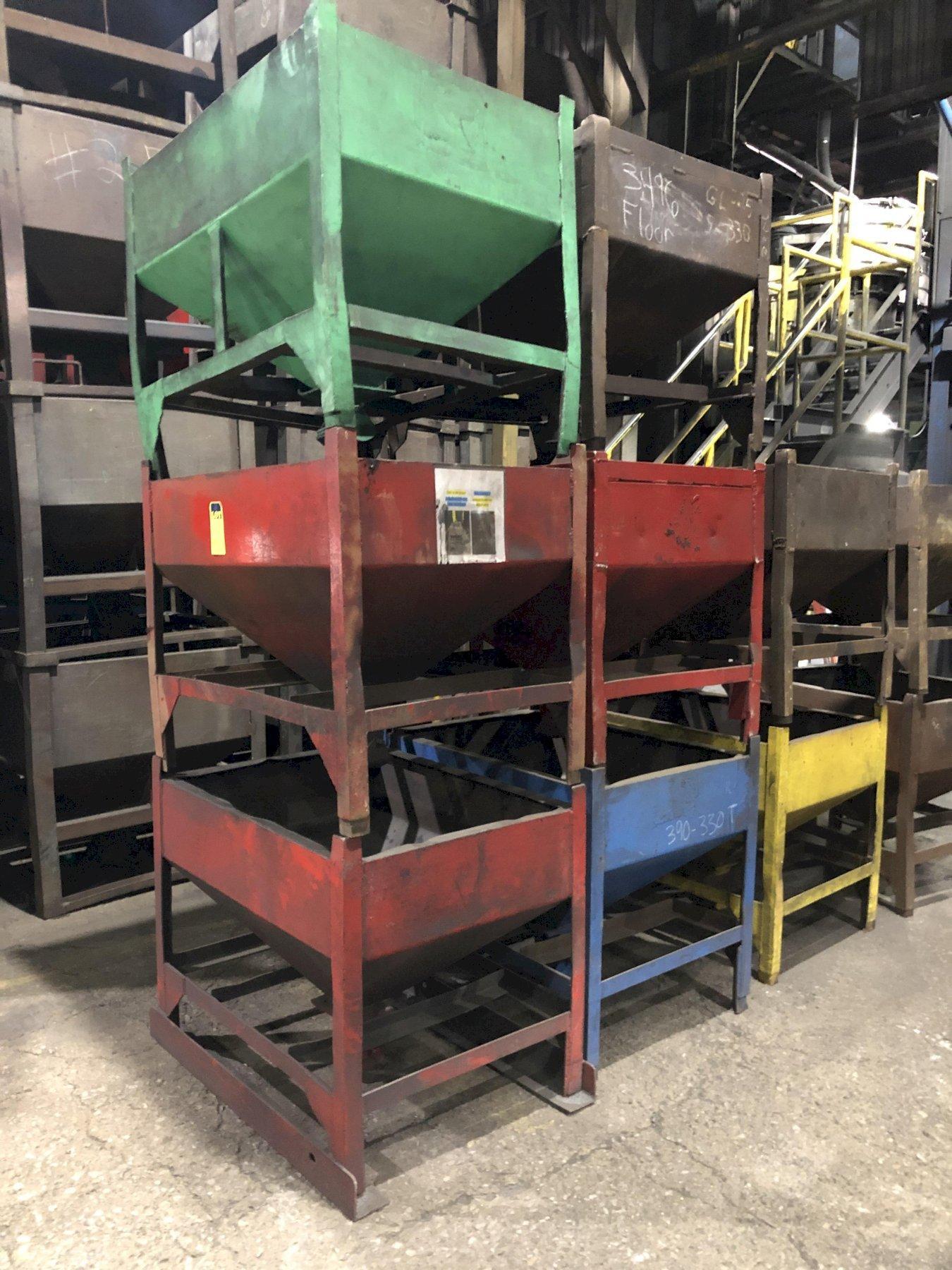 For Sale Hoppers approx. 52 2000 portable hoppers 30″ x 40″ x 36