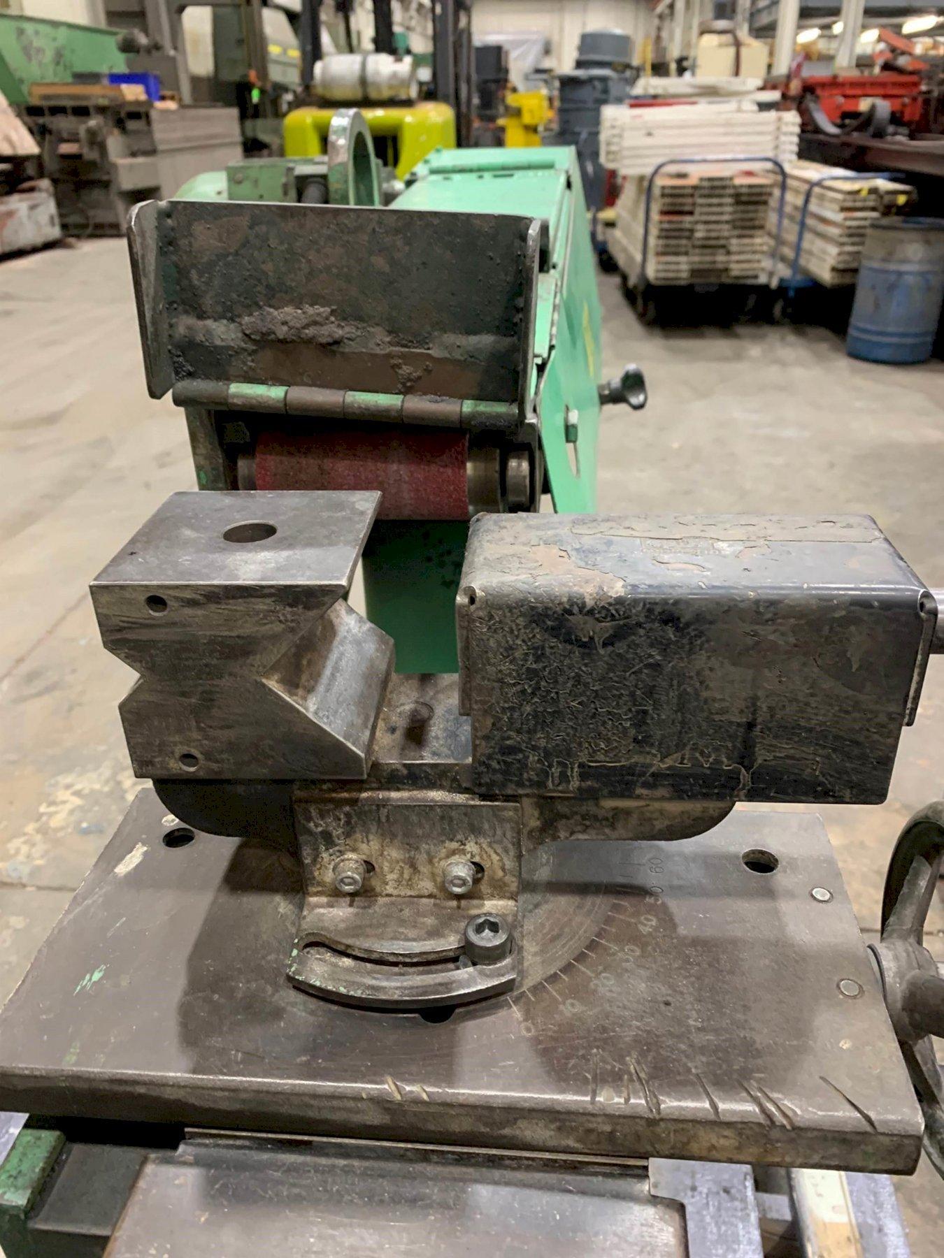 USED JANCY / ALMI 3″ ABRASIVE BELT TUBE NOTCHER, Stock 10830, Year 1996 Westbrook Engineering