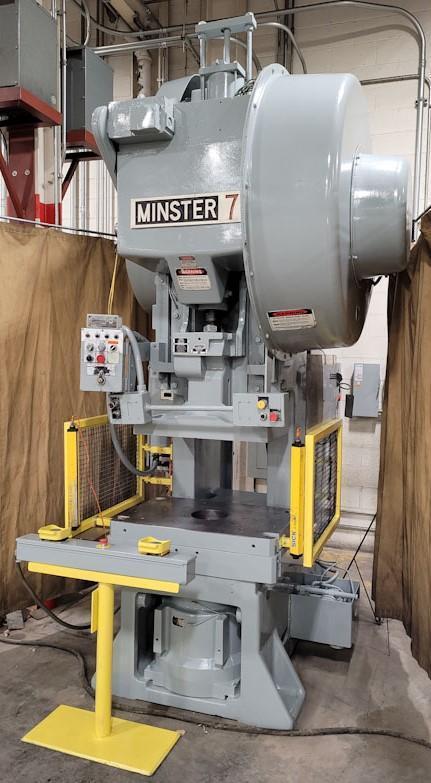 75-Ton Minster No. 7SS Back Geared Type Fixed Base Superstock OBS Press