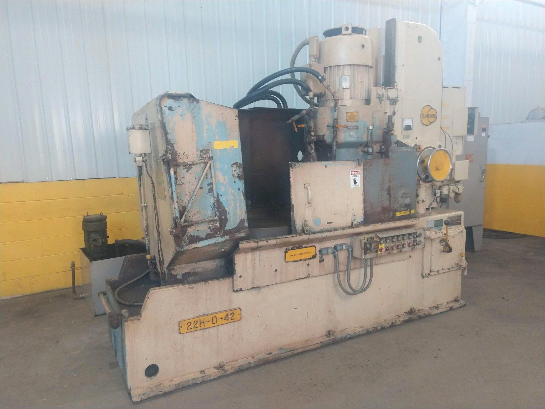 BLANCHARD 42" Grinders, Surface, Rotary Machine Hub