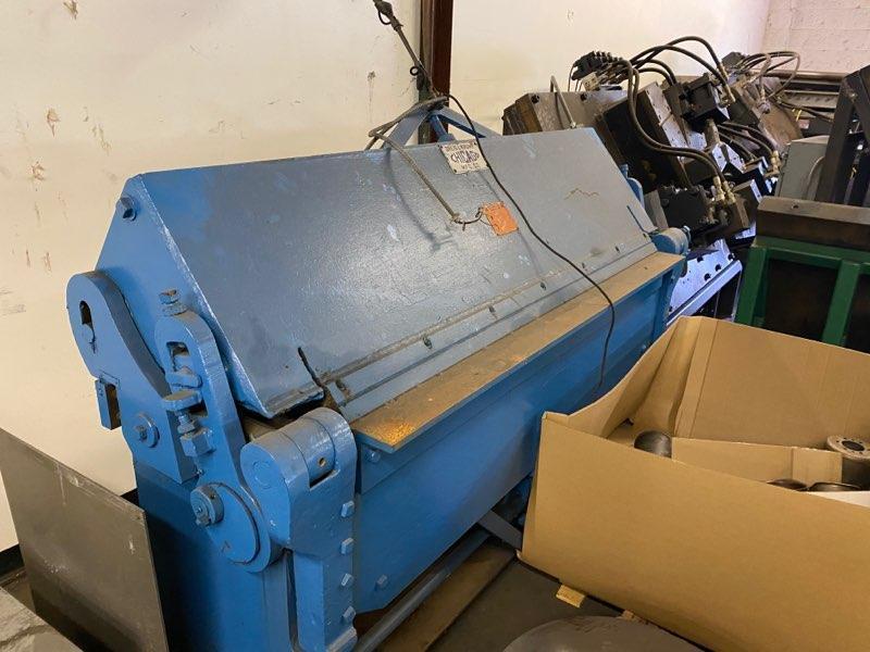 10GA X 8′ CHICAGO 165SP POWER BENDING LEAF BRAKE. STOCK 0952620 G
