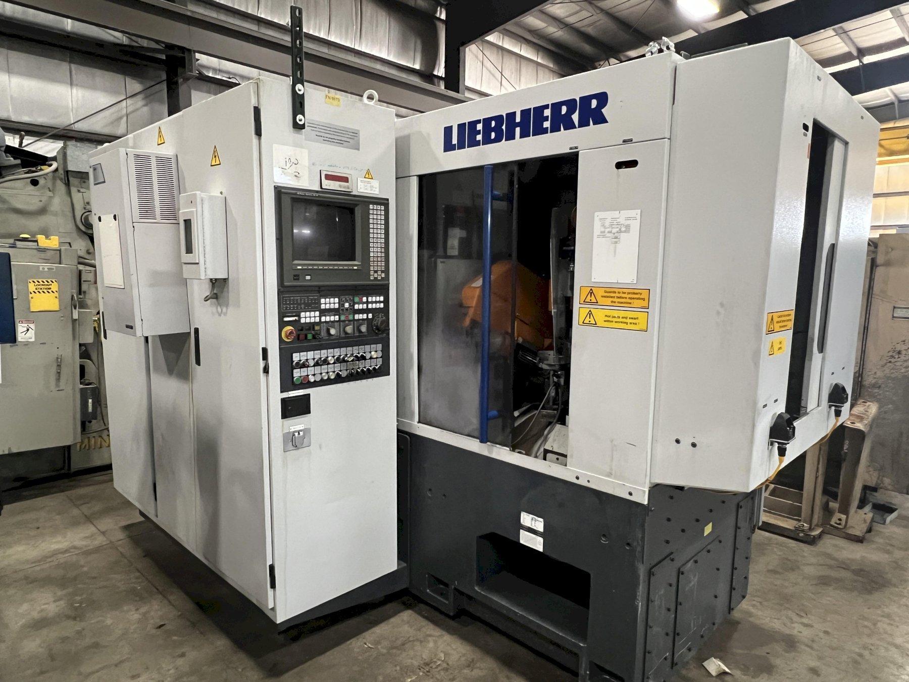LIEBHERR CNC GEAR HOBBER, MODEL LC122, 125 MM MAX DIAMETER, 6 AXIS, FANUC 15-M, 2001