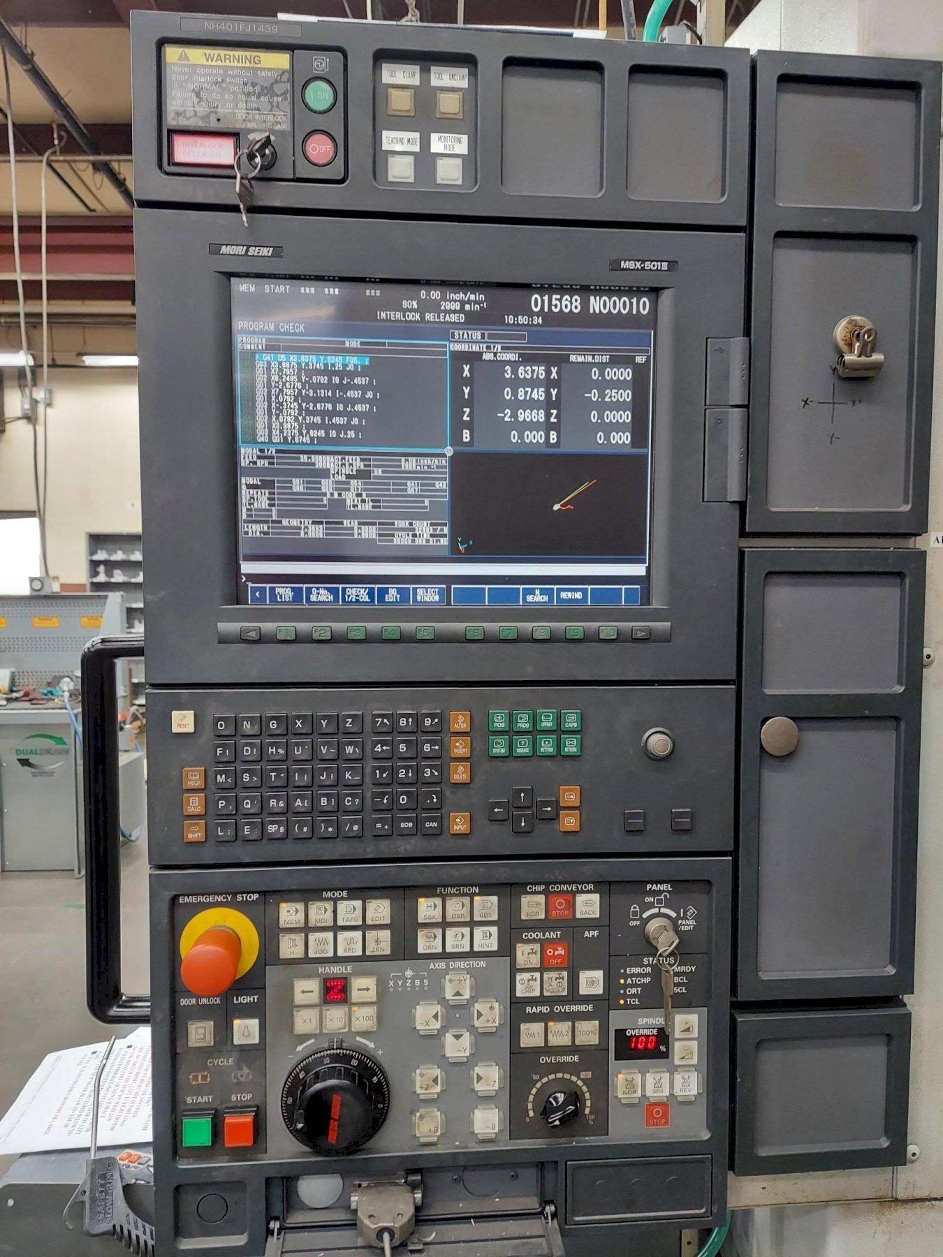 2006 Mori Seiki NH4000, High Precision Horizontal Machining Center
