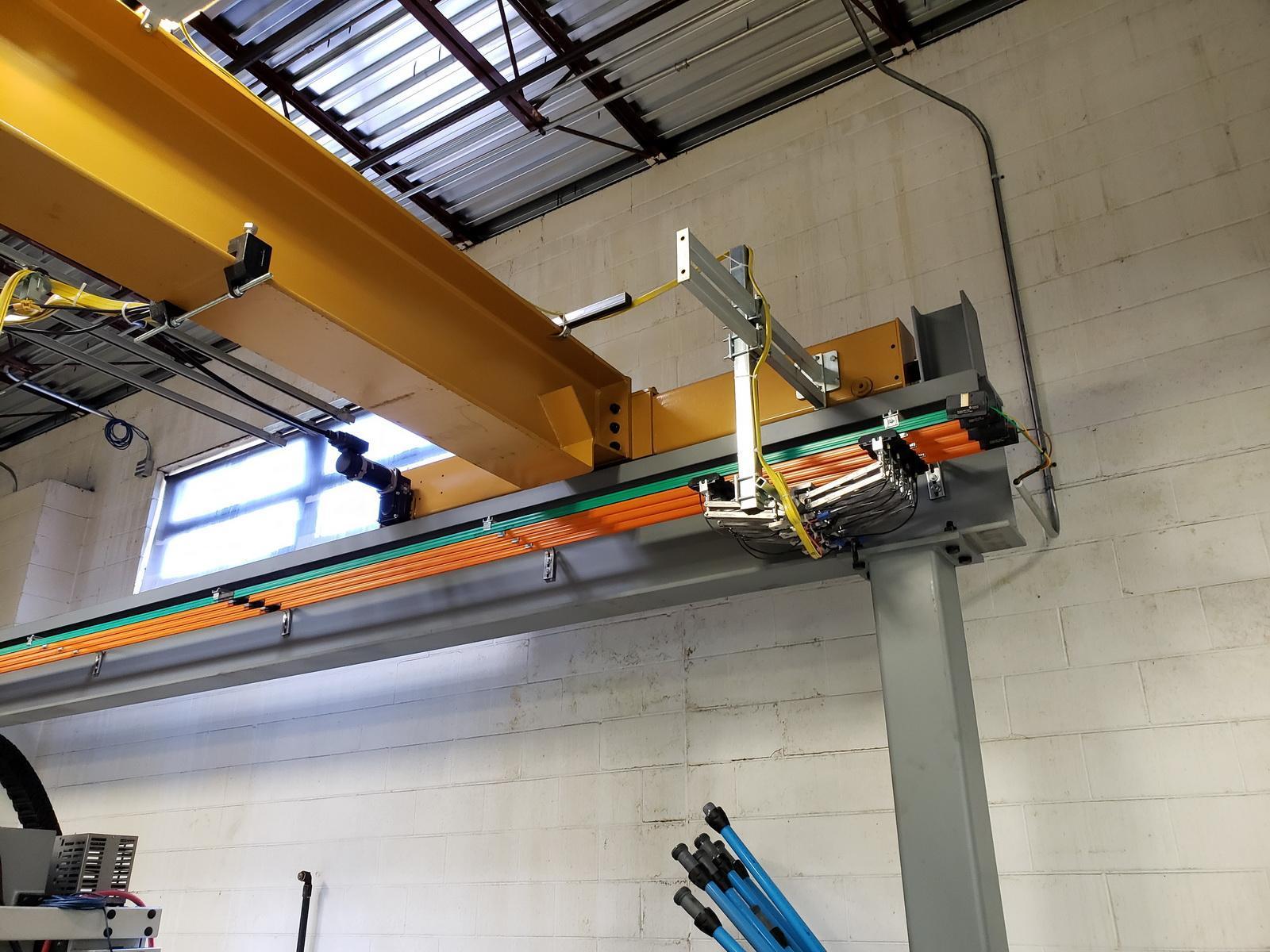 5 TON x 37’6″ x 60’R & M / SPACEMASTER OVERHEAD FREE STANDING BRIDGE