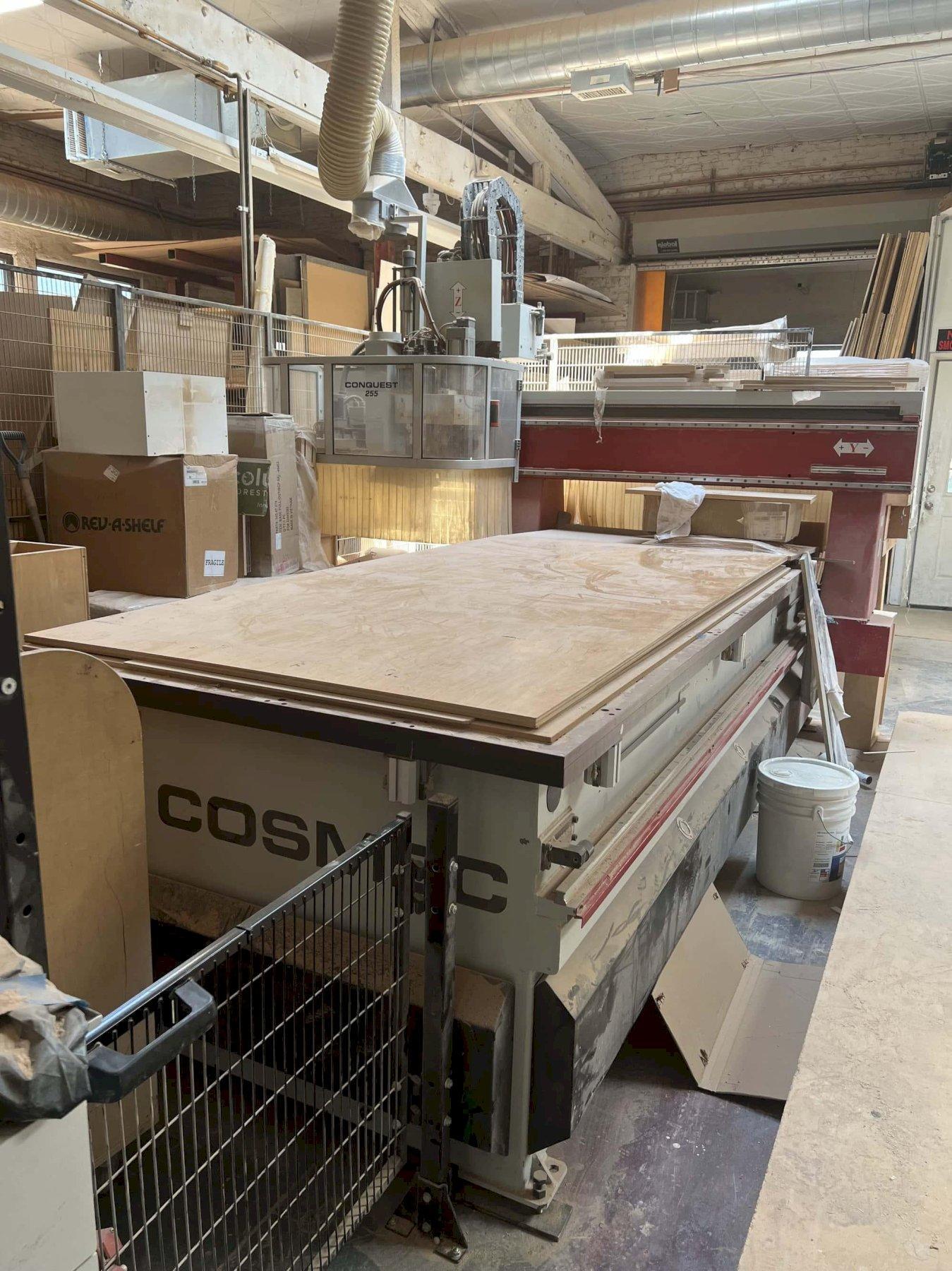 4′ x 8′ Cosmec Conquest 255 CNC Router, 2008 – Available Immediately, Low Use