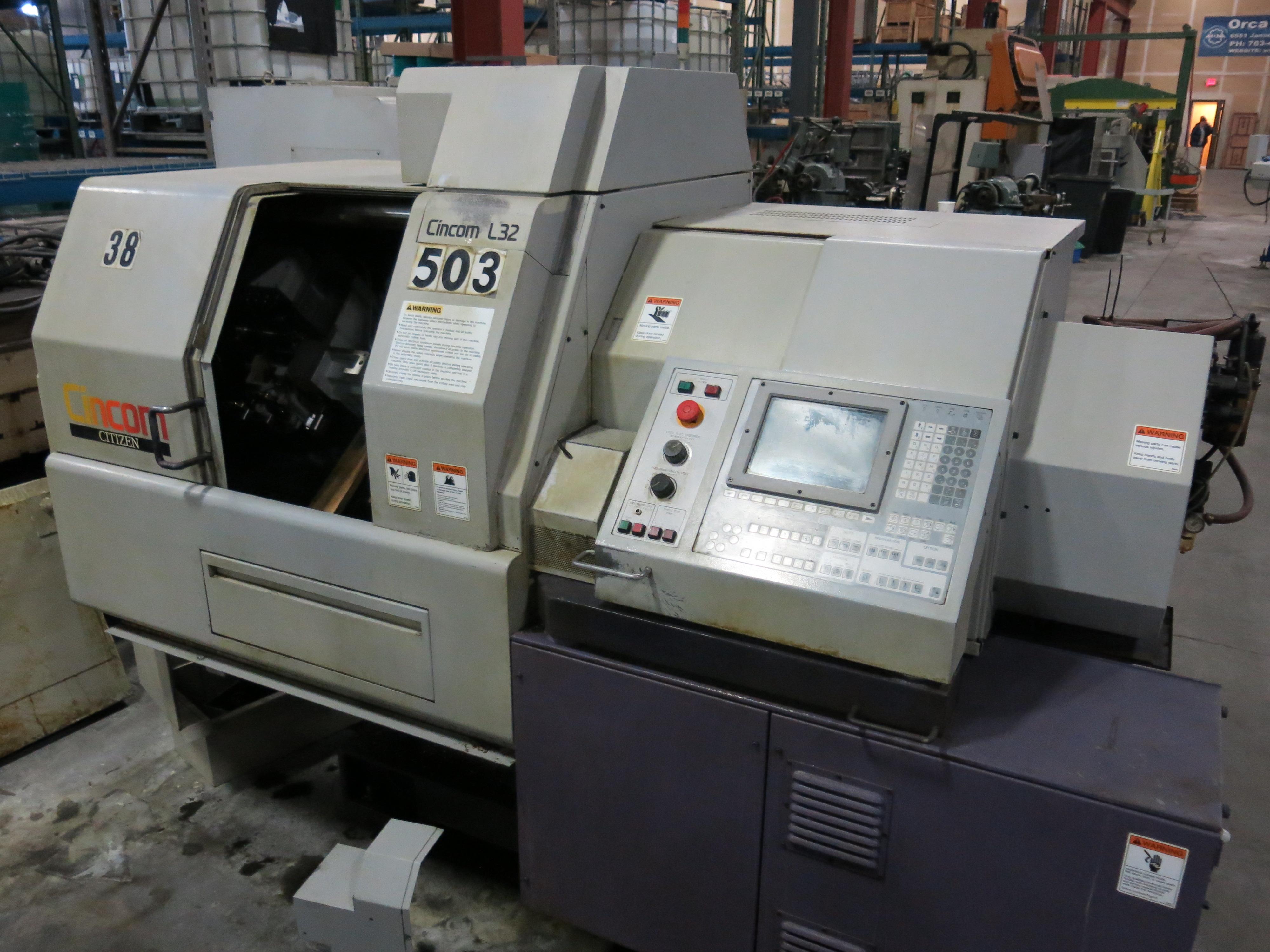 Citizen Model L32 VII CNC Swiss CNC Automatic Lathe, New 1997 with