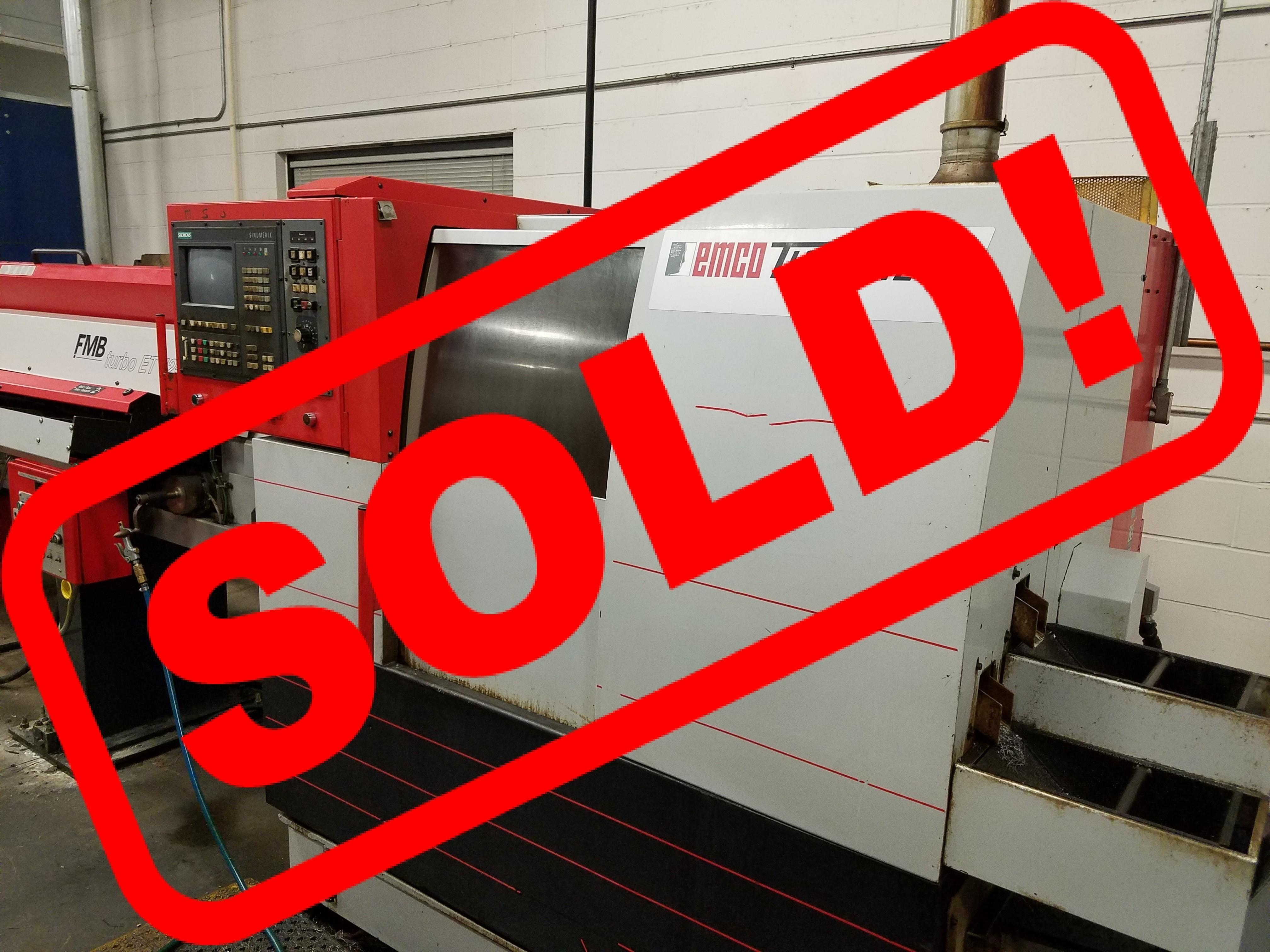 (1) Used Emco Meier Model Emcoturn 425 CNC Dual Spindle Turning Lathe