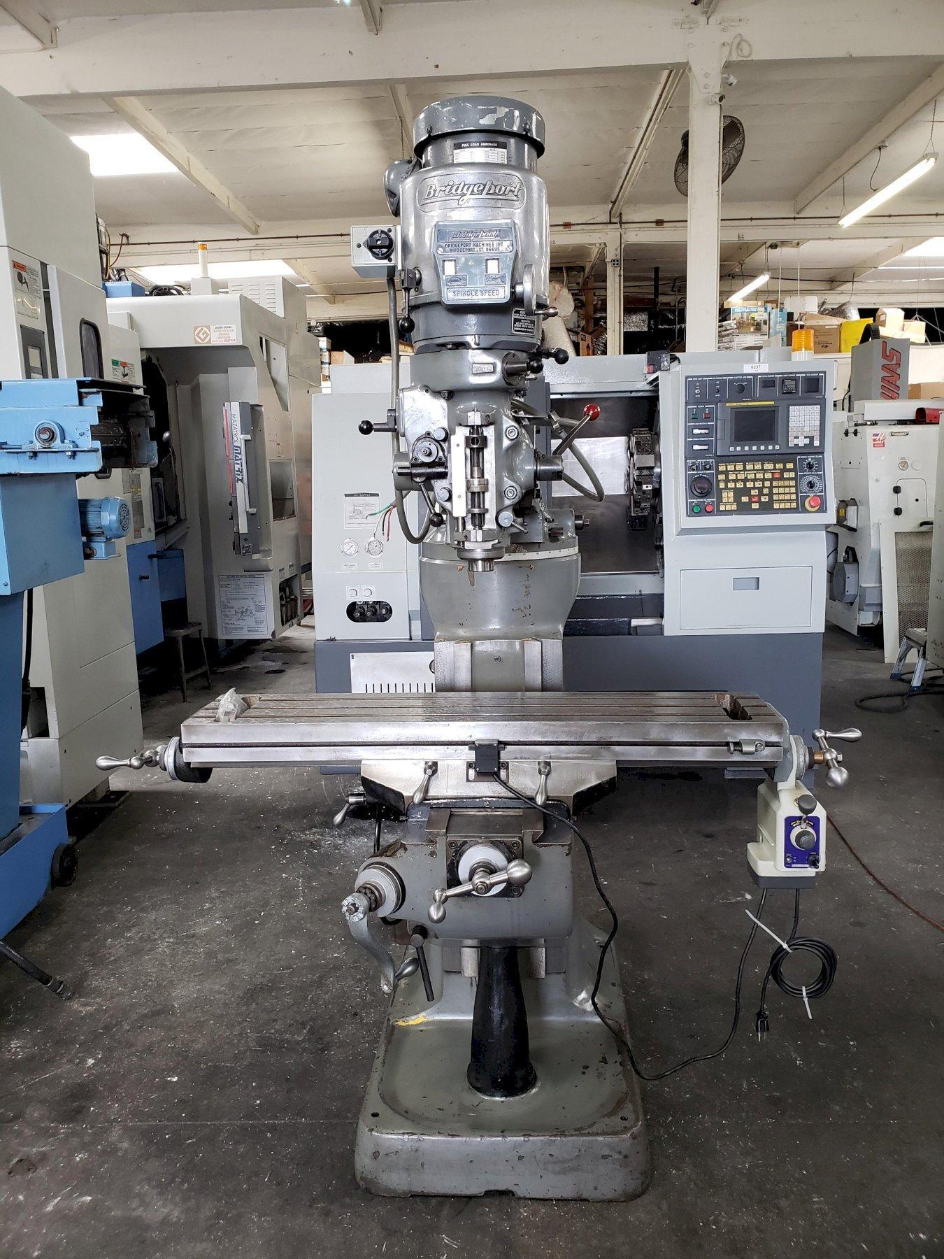 Bridgeport Series I Vertical Mill with New Align Power Feed Table, New