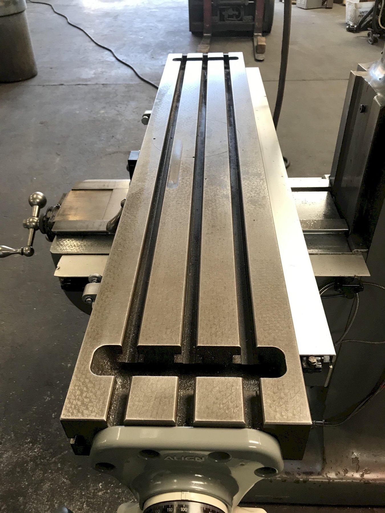 Bridgeport Series II Vertical Mill with Newall C80 DRO, Align Power