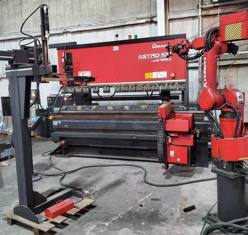 Amada FBD1253MH Astro100MH 125 Ton Hydraulic Press Brake Blumberg Machinery Co.