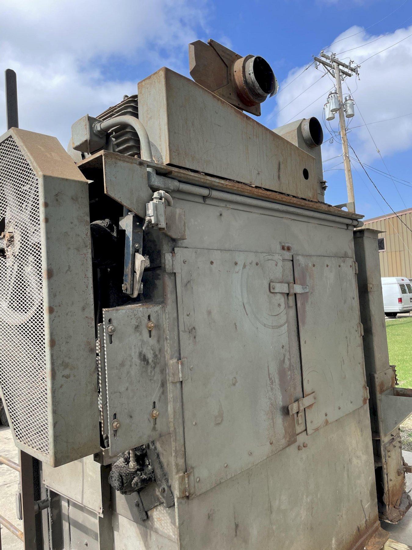 12 CU FT PANGBORN MODEL 12GN ROTOBLAST BARREL TYPE TUMBLE BLAST MACHINE
