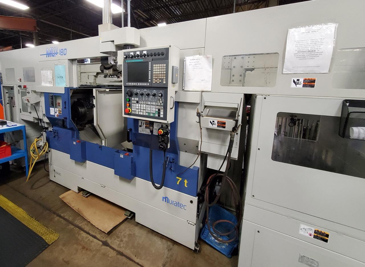 Muratec MW180 Twin Spindle CNC Lathe, 2016 – Gantry Loader