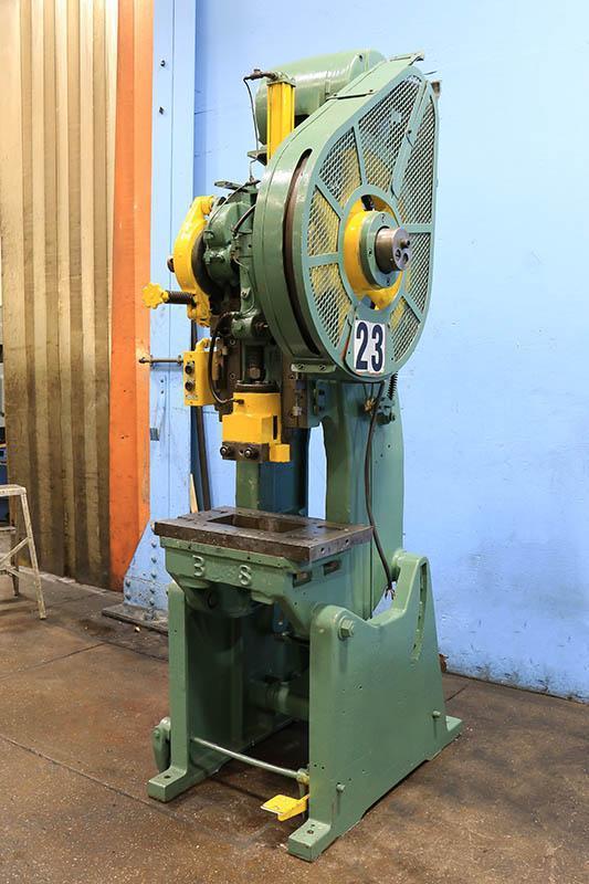 16 Ton Used Bliss OBI Mechanical Clutch Press Model 19C Federal Equipment