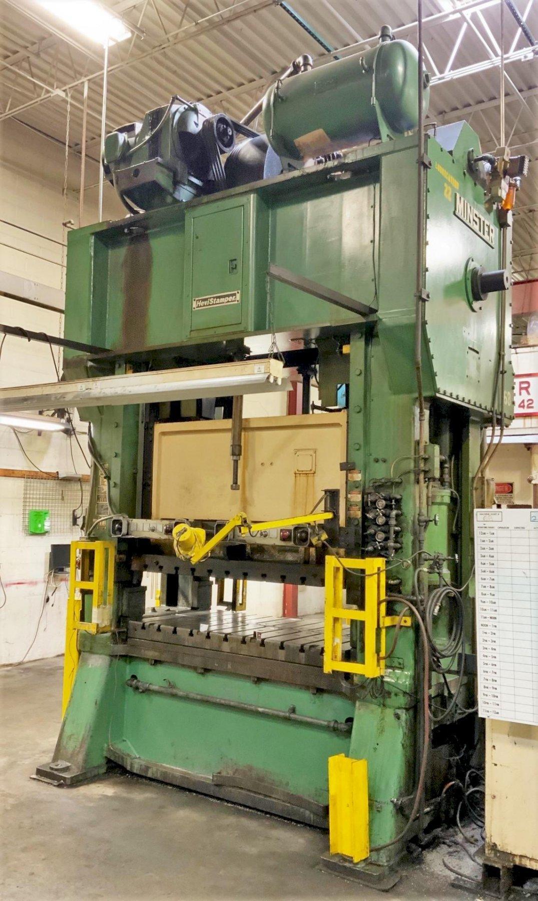 200 Ton Minster Model E22007242 Hevistamper Straight Side Double