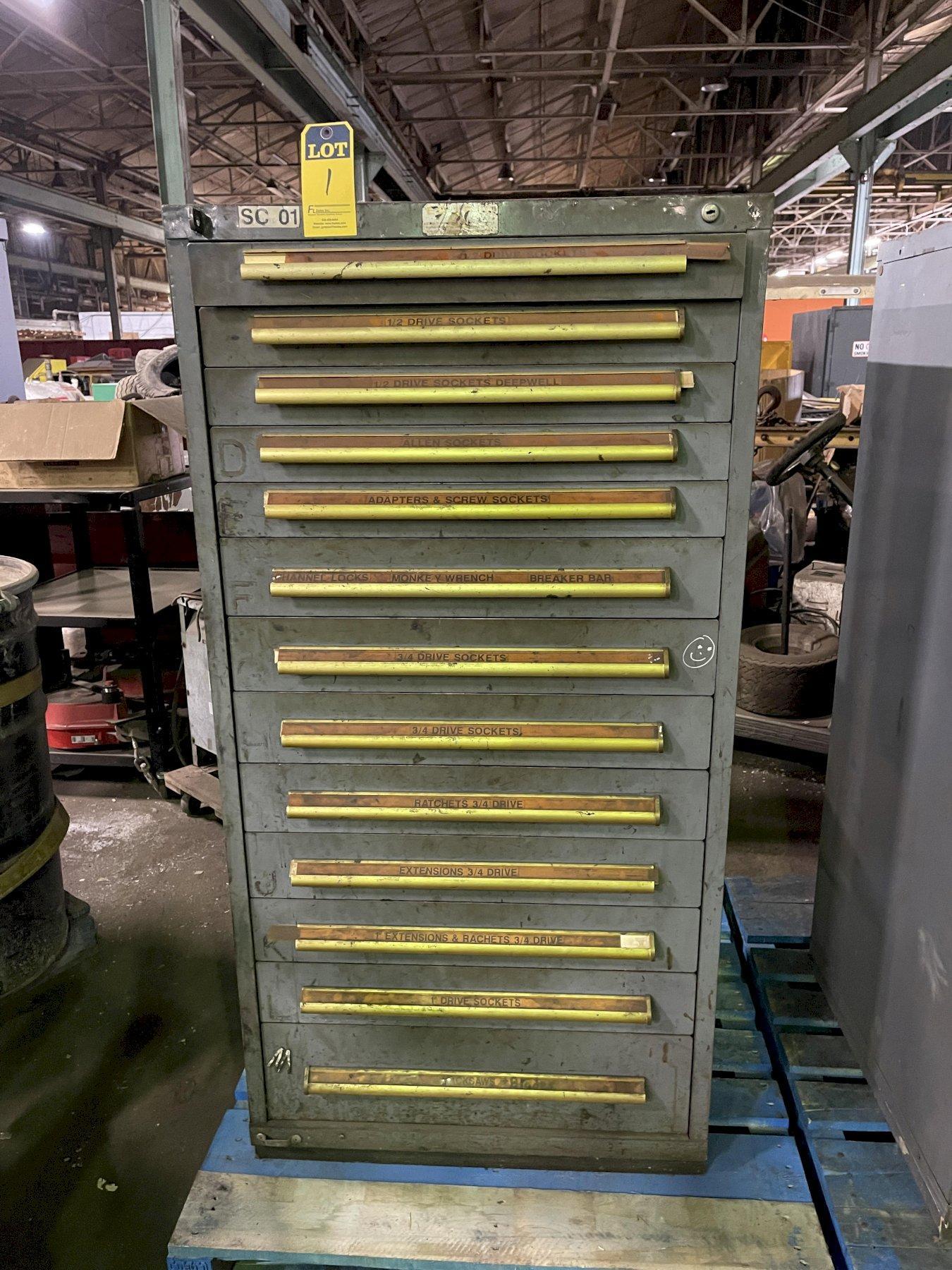 For Sale EQUIPTO Equipto 13 drawer tool with contents FL Sales Inc