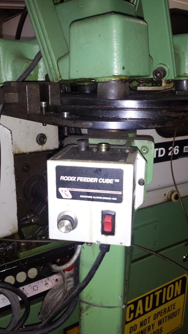 Traub Model TD26 Single Spindle Automatic Screw Machine Model TD26 S/N 5342 Mfg 1991