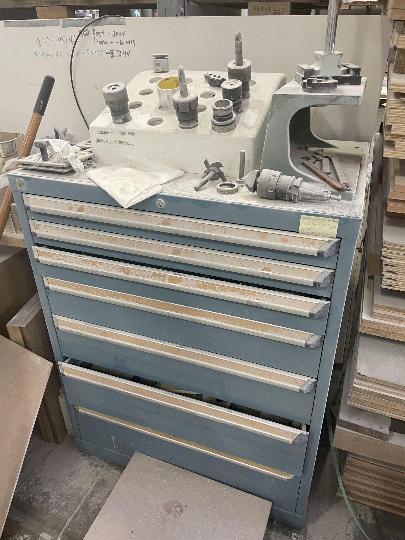 HEIAN MODEL #ZR-442P CNC 4 SPINDLE TWIN MOVING MATRIX TABLE ROUTER ...