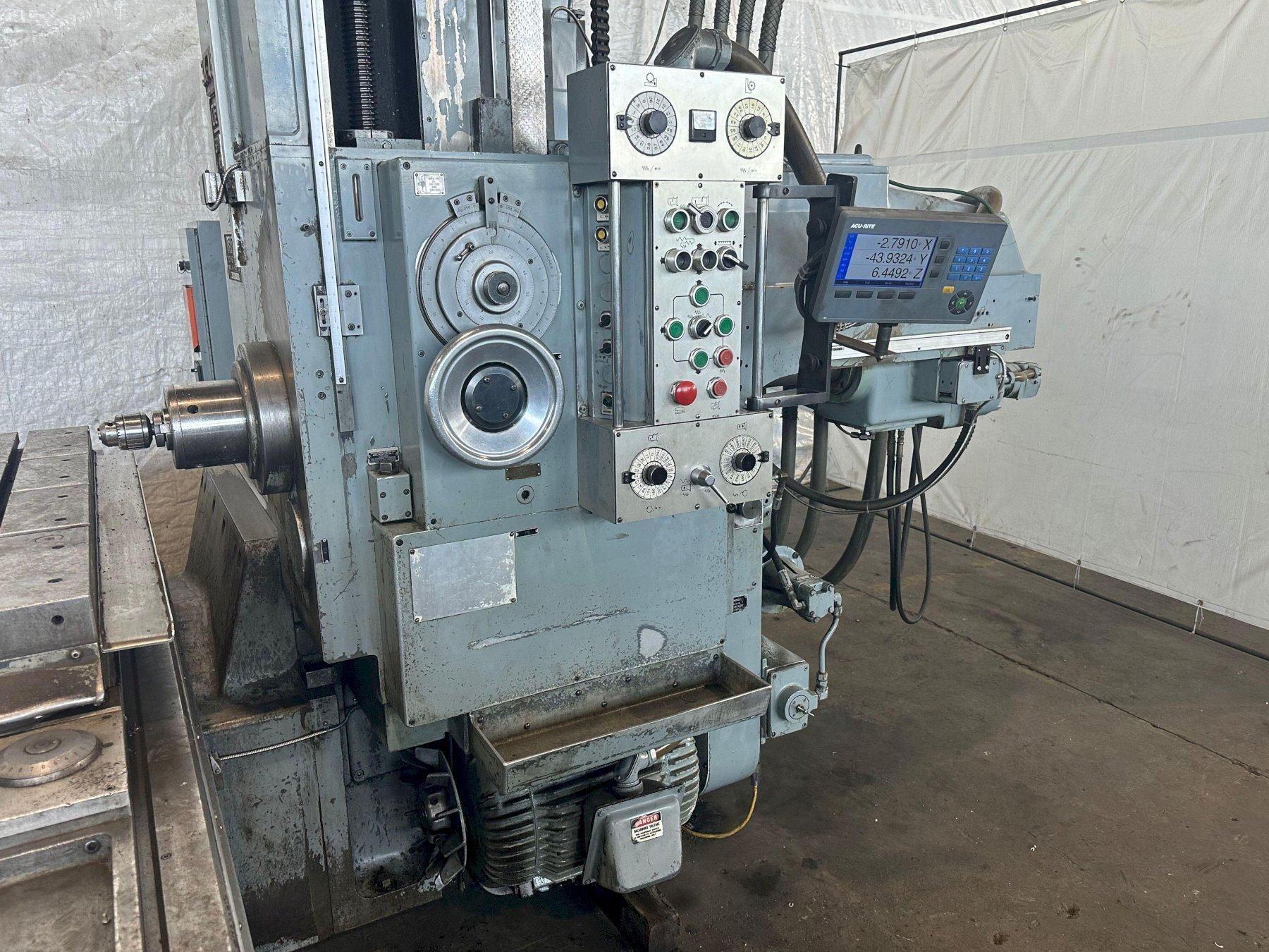 3″ DEVLIEG 3K48 HORIZONTAL BORING MILL. STOCK 0150724 G2000 Inc.