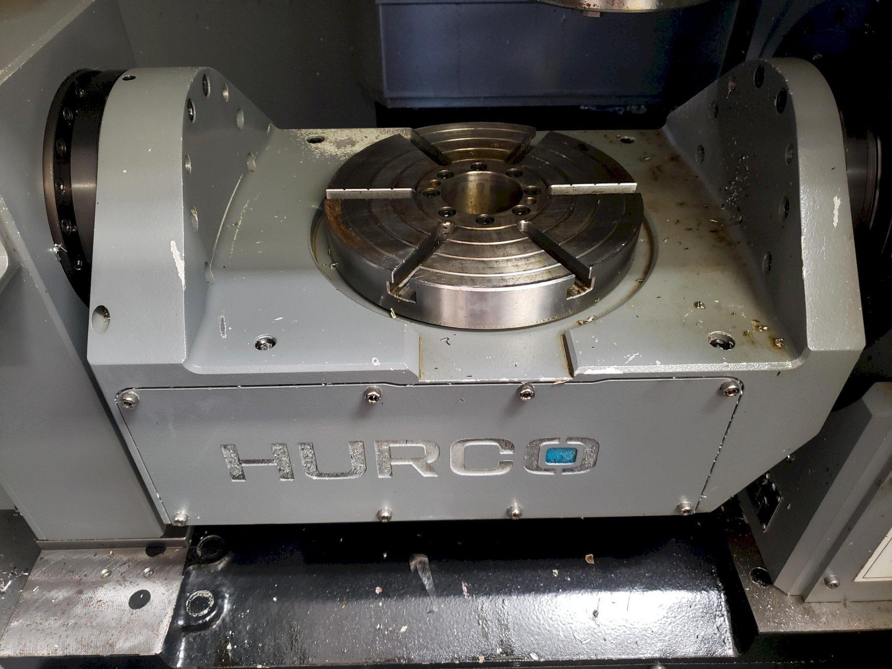 Hurco VM10Ui 5Axis Trunnion Style VMC 2016 with Hurco MAX5 CNC Control, Renishaw Part & Tool
