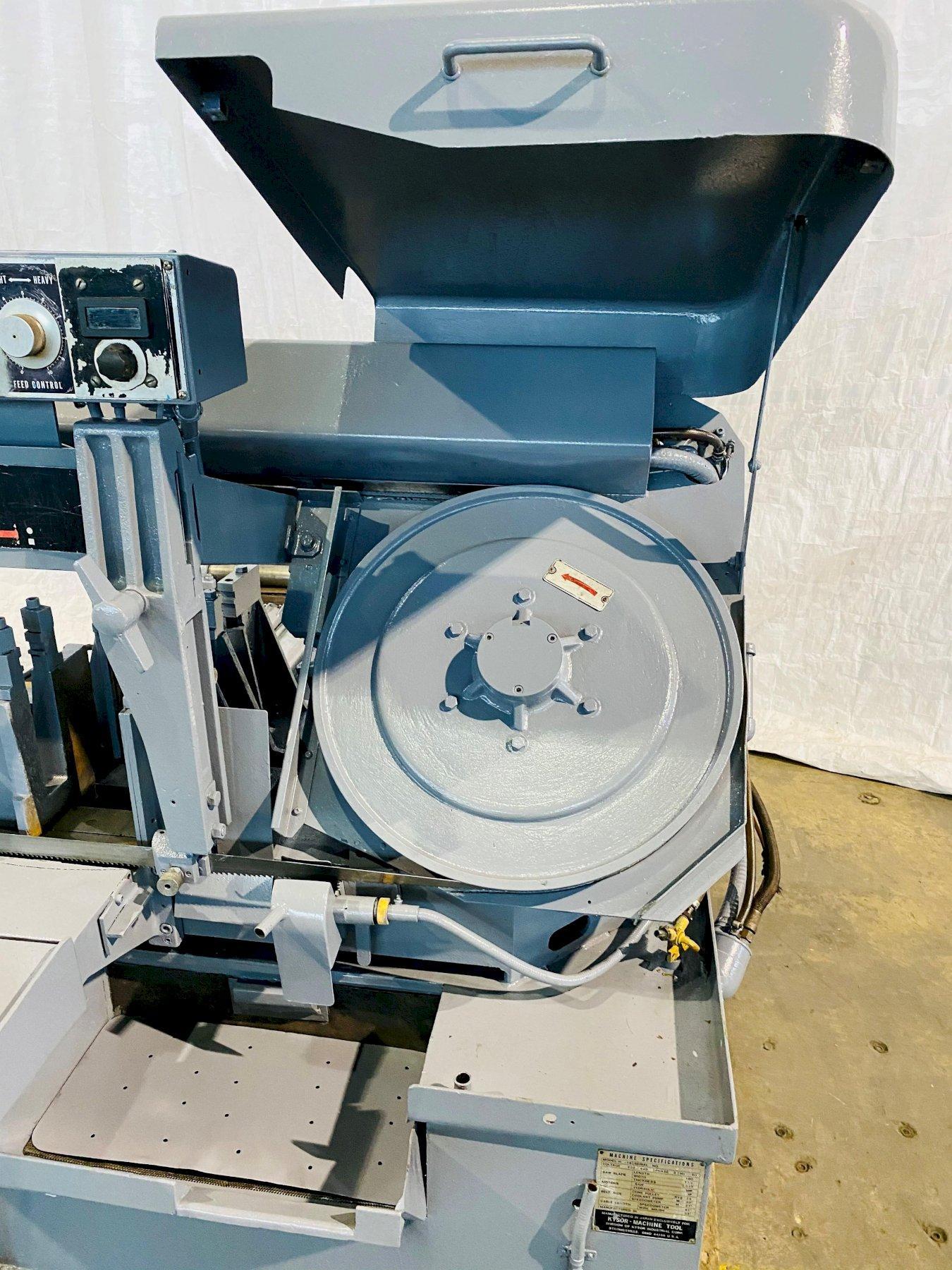 18″ X 16″ KYSOR-JOHNSON HA-16 AUTOMATIC HORIZONTAL BANDSAW. STOCK