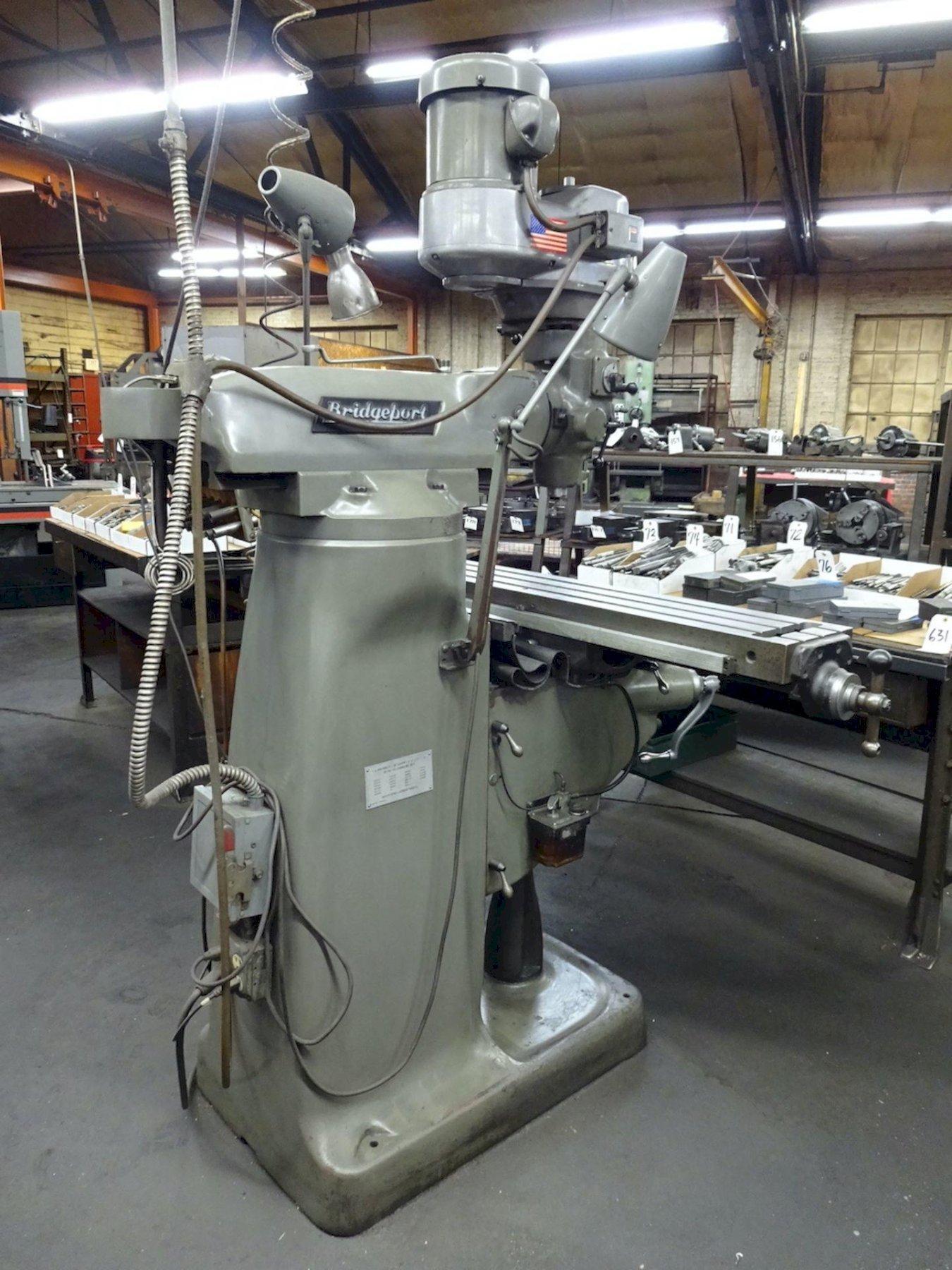 1 PREOWNED BRIDGEPORT VERTICAL MILLING MACHINE, MODEL SERIES I, S
