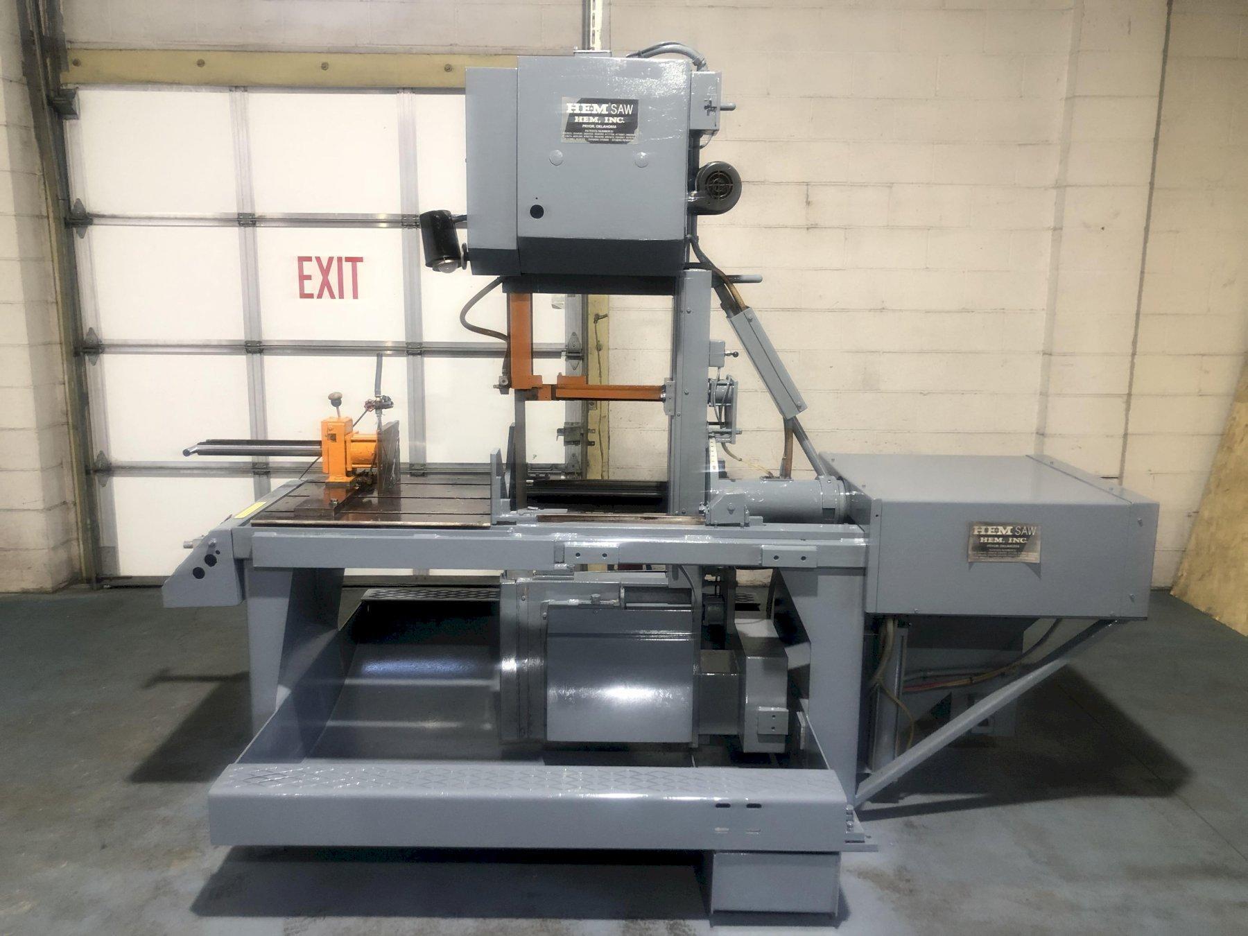 18″ x 20″ HEM MODEL V100LM2 TILT FRAME VERTICAL BAND SAW Deer Creek