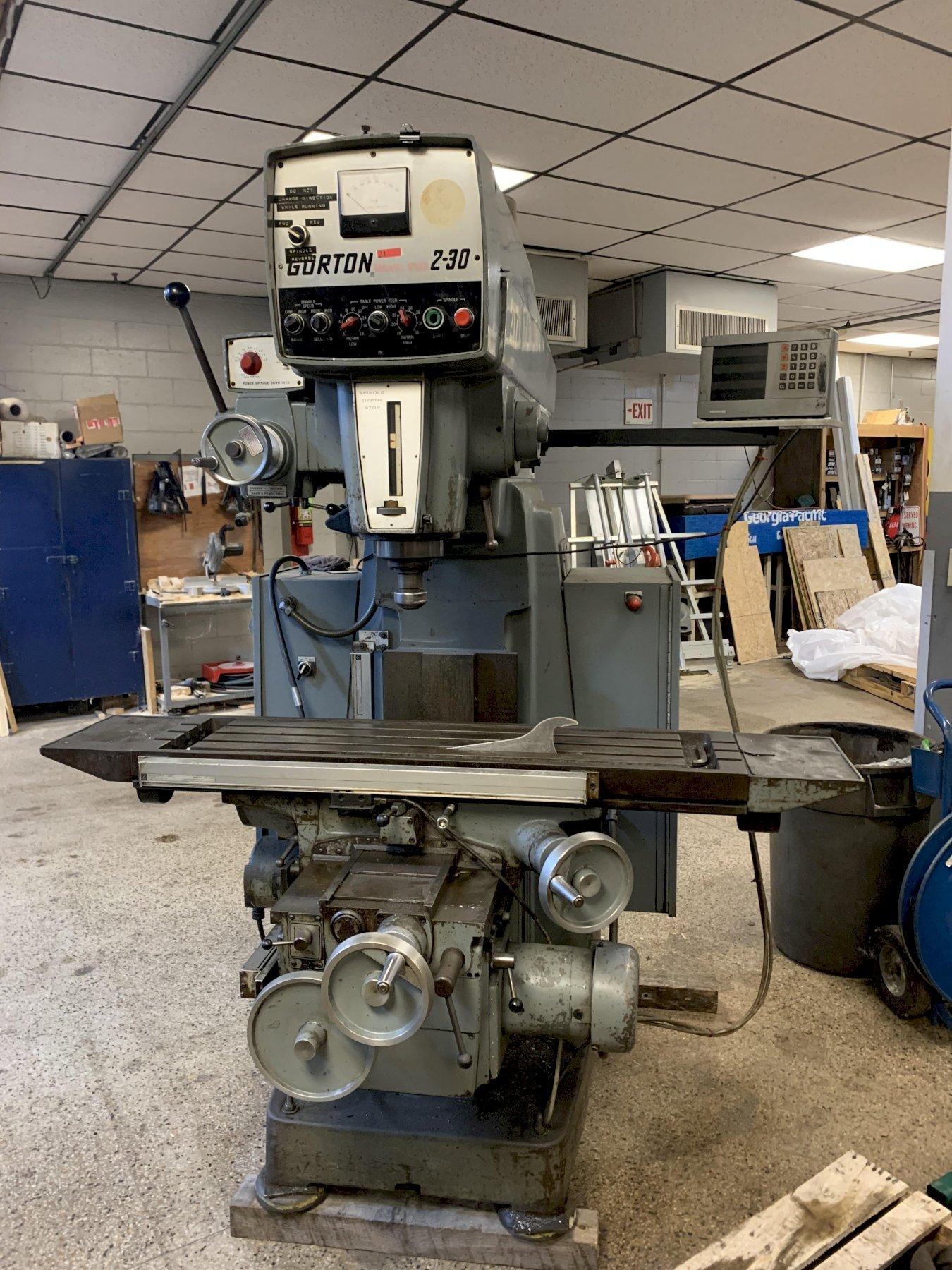 Gorton Model 230 Vertical Milling Machine AMC