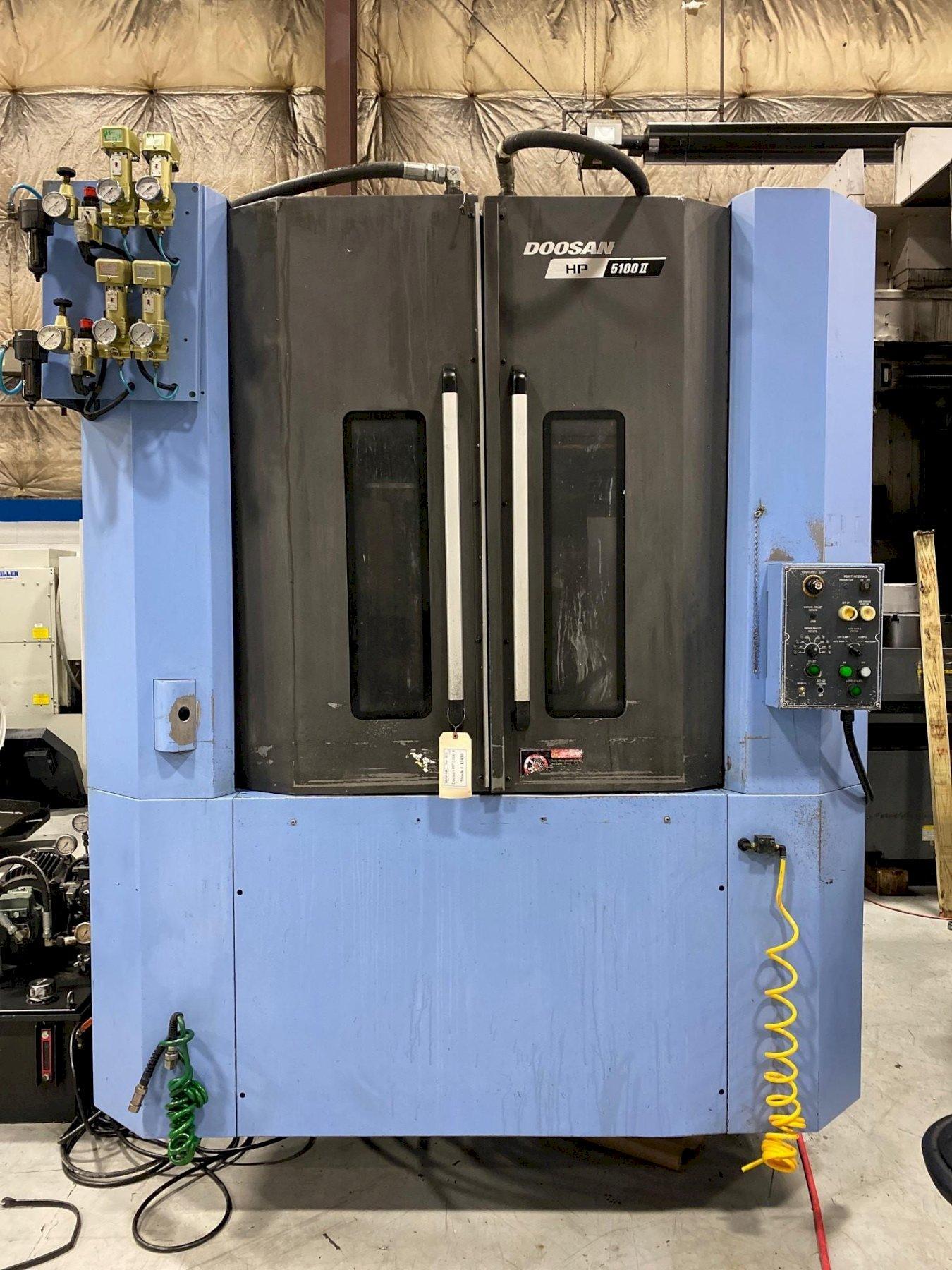 Doosan HP5100II CNC Horizontal Machining Center, Fanuc 31iA, 19.7