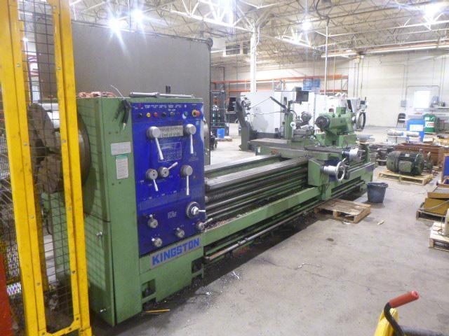 31”/41” x 120” Kingston Model HB31120 Big Bore Gap Bed Engine Lathe