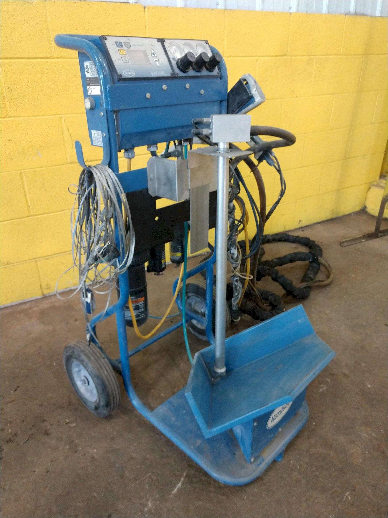 NORDSON SURE COAT POWDER COAT GUN WITH CONTROL STOCK 13804