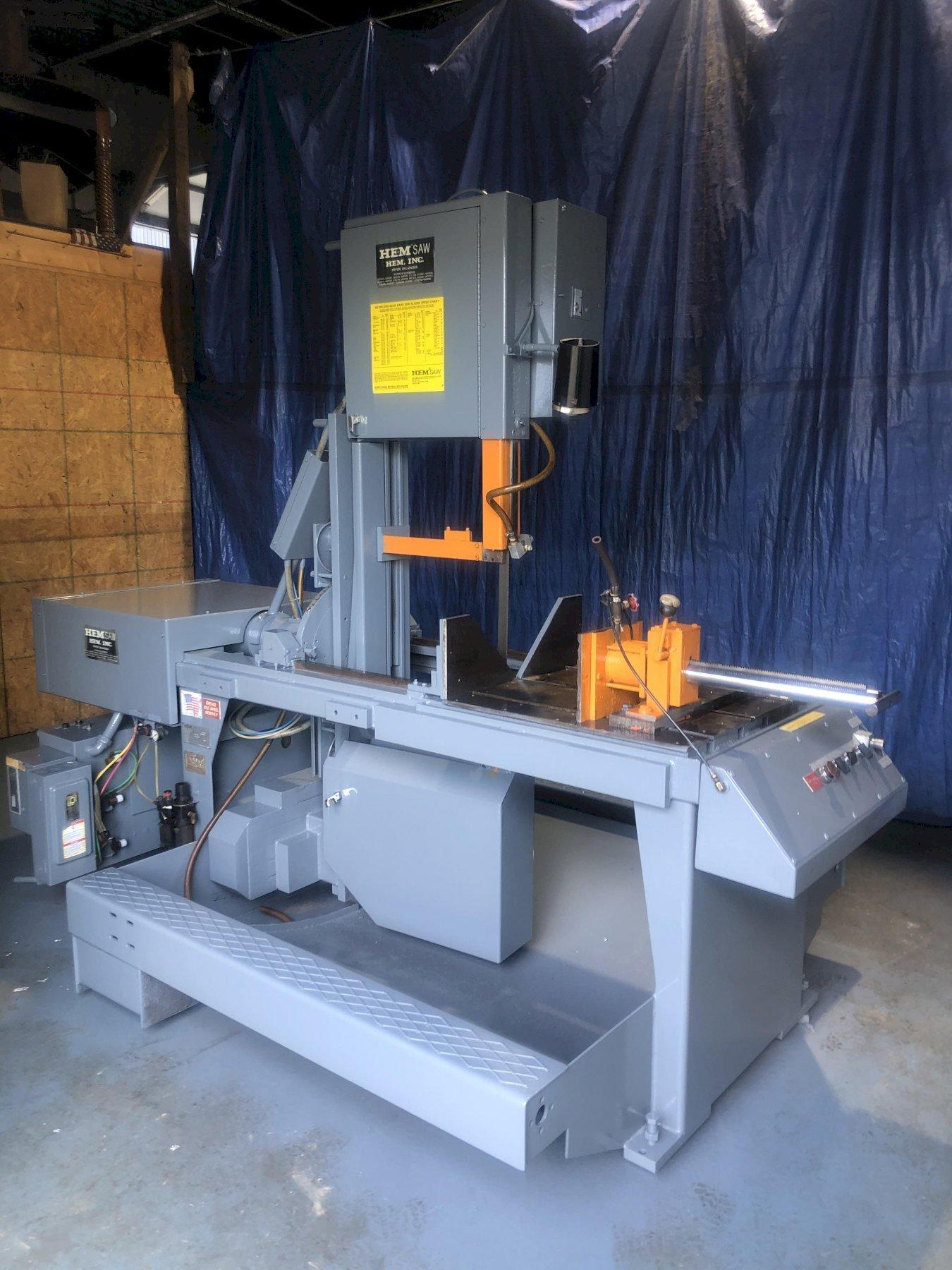 18″ x 20″ HEM MODEL V100LM2 TILT FRAME VERTICAL BAND SAW Deer Creek