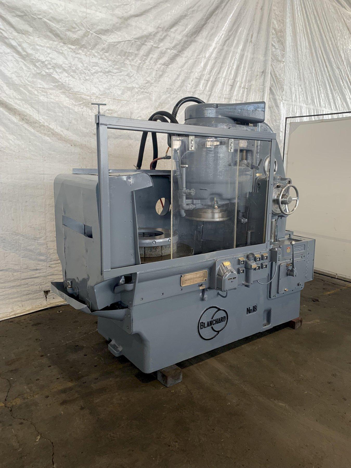 BLANCHARD NO. 18 Grinders, Surface, Rotary Machine Hub