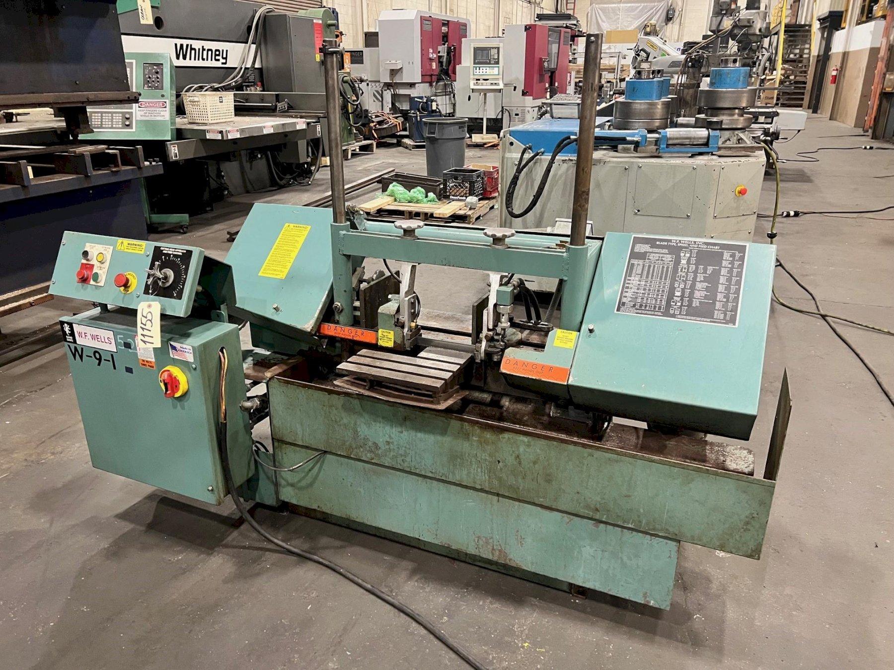 USED W.F. WELLS MODEL W-9-1 9