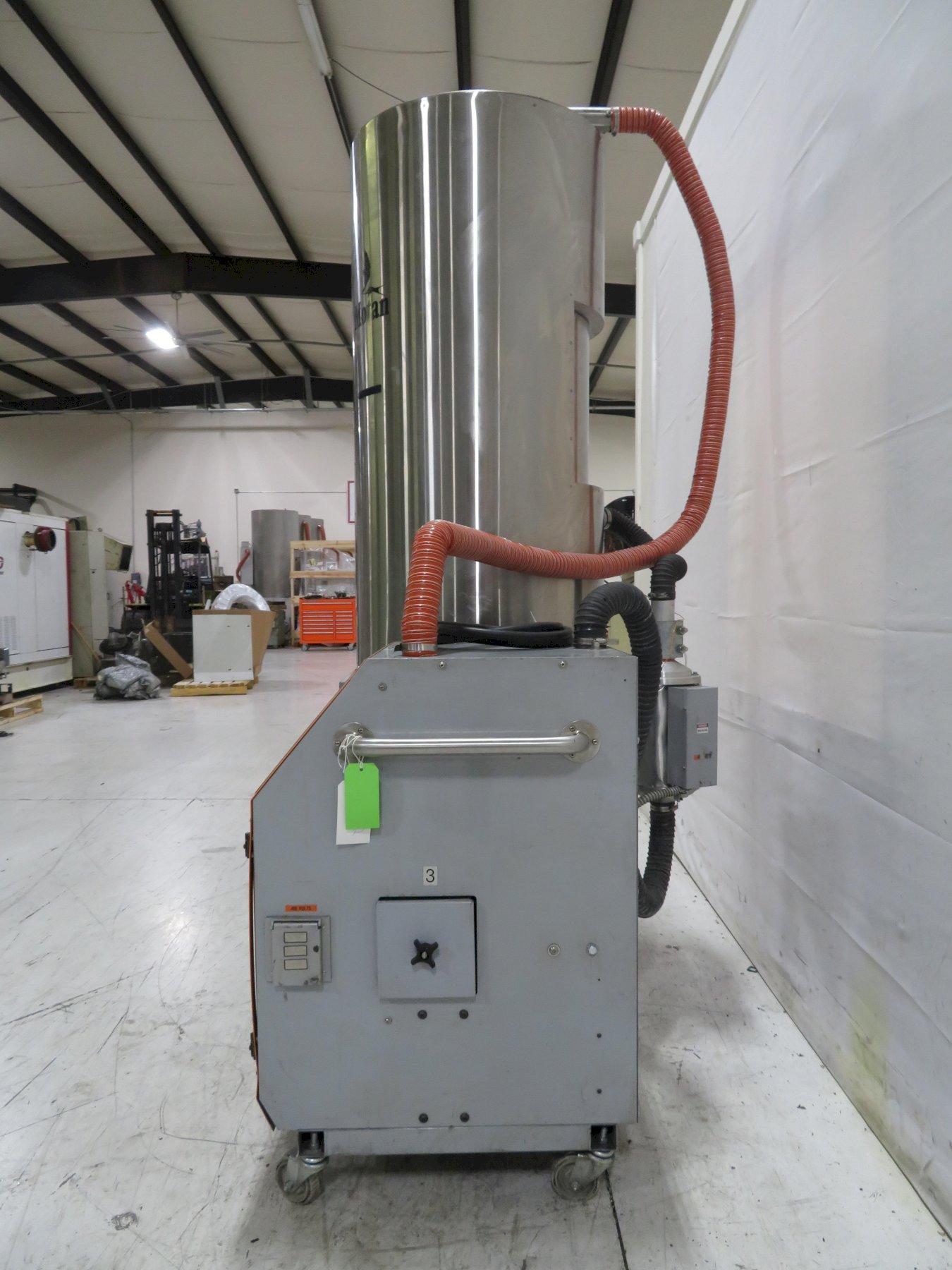 Motan Used Luxor 120 Material Dryer, Desiccant, Approx. 70lb/hr, 490lb